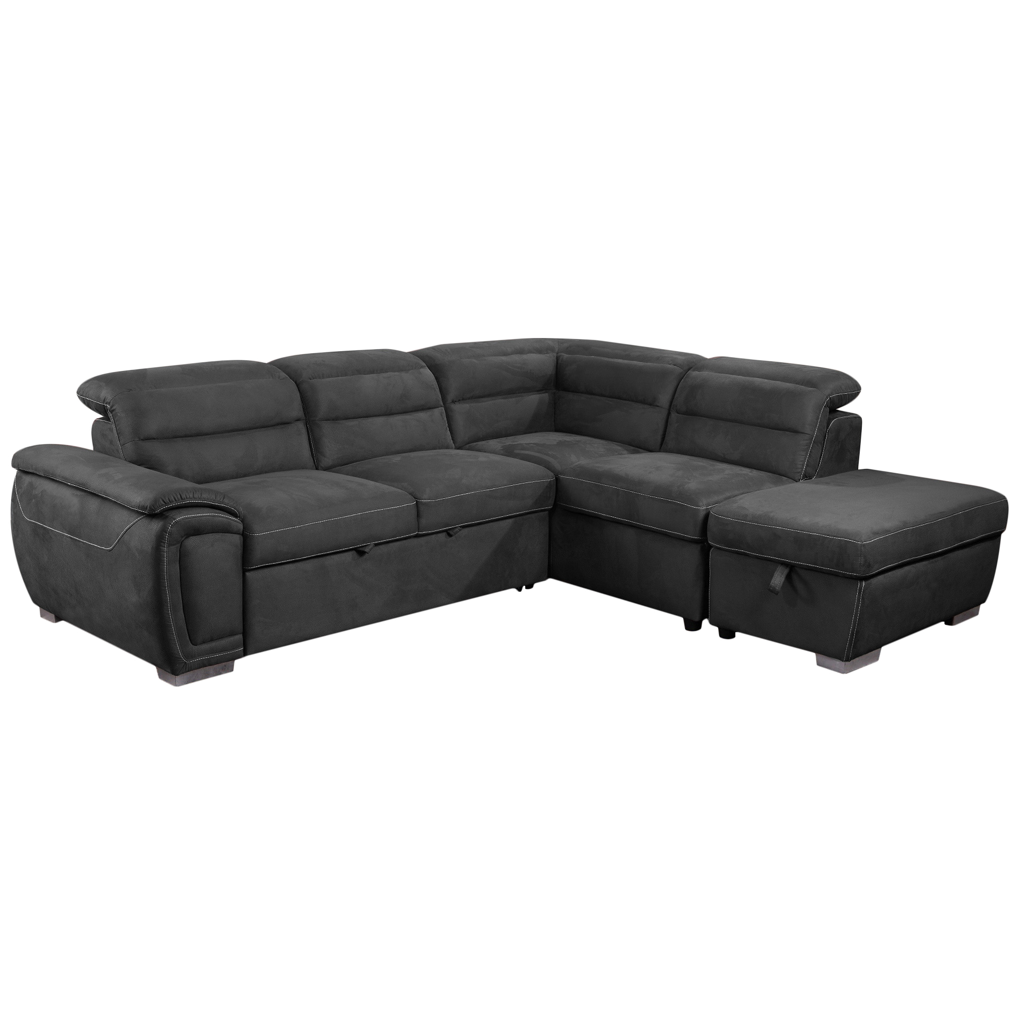 Cara Corner Sofa Bed With Ottoman Temple Webster