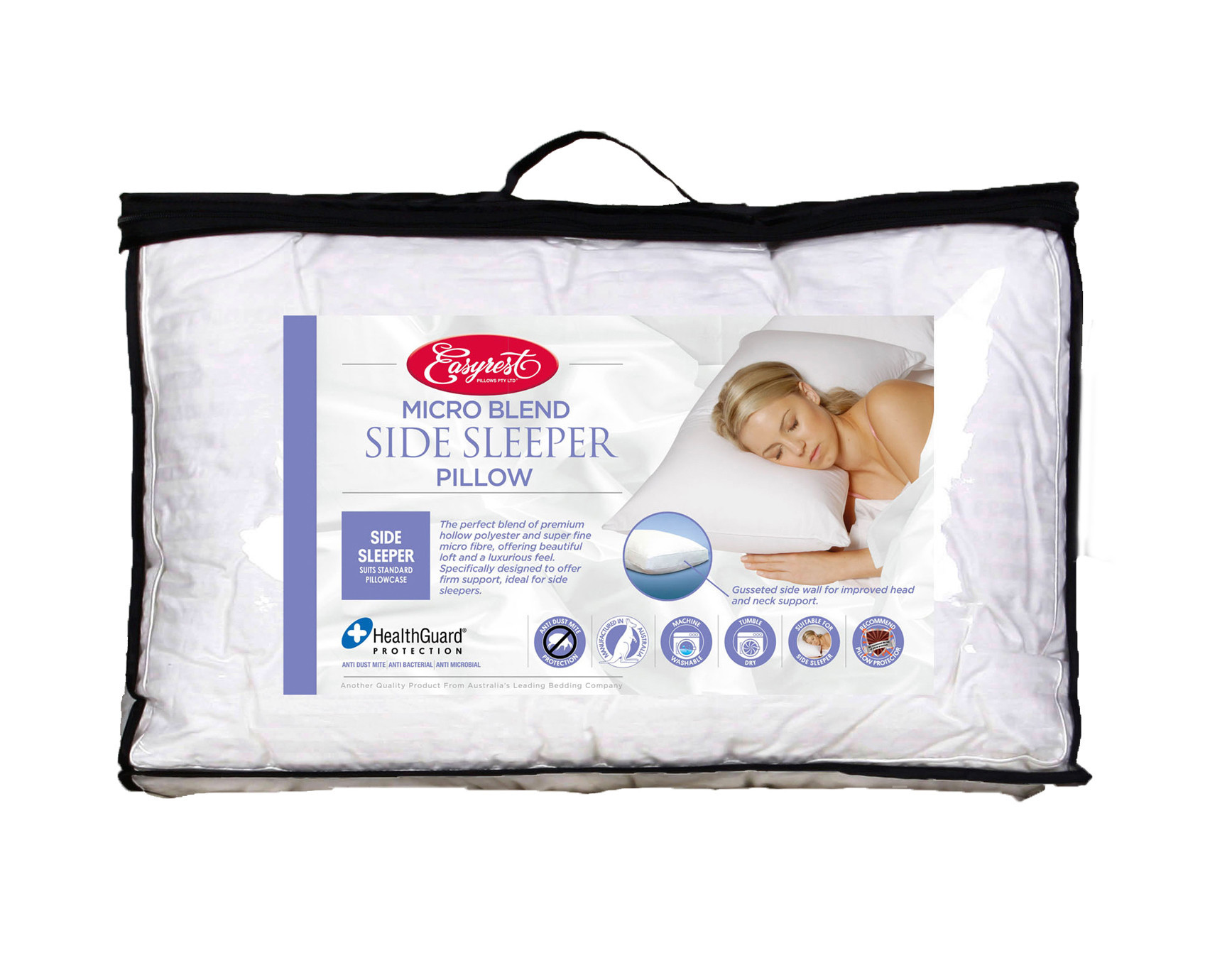 Easy Rest Microblend Side Sleeper Pillow Reviews Temple Webster