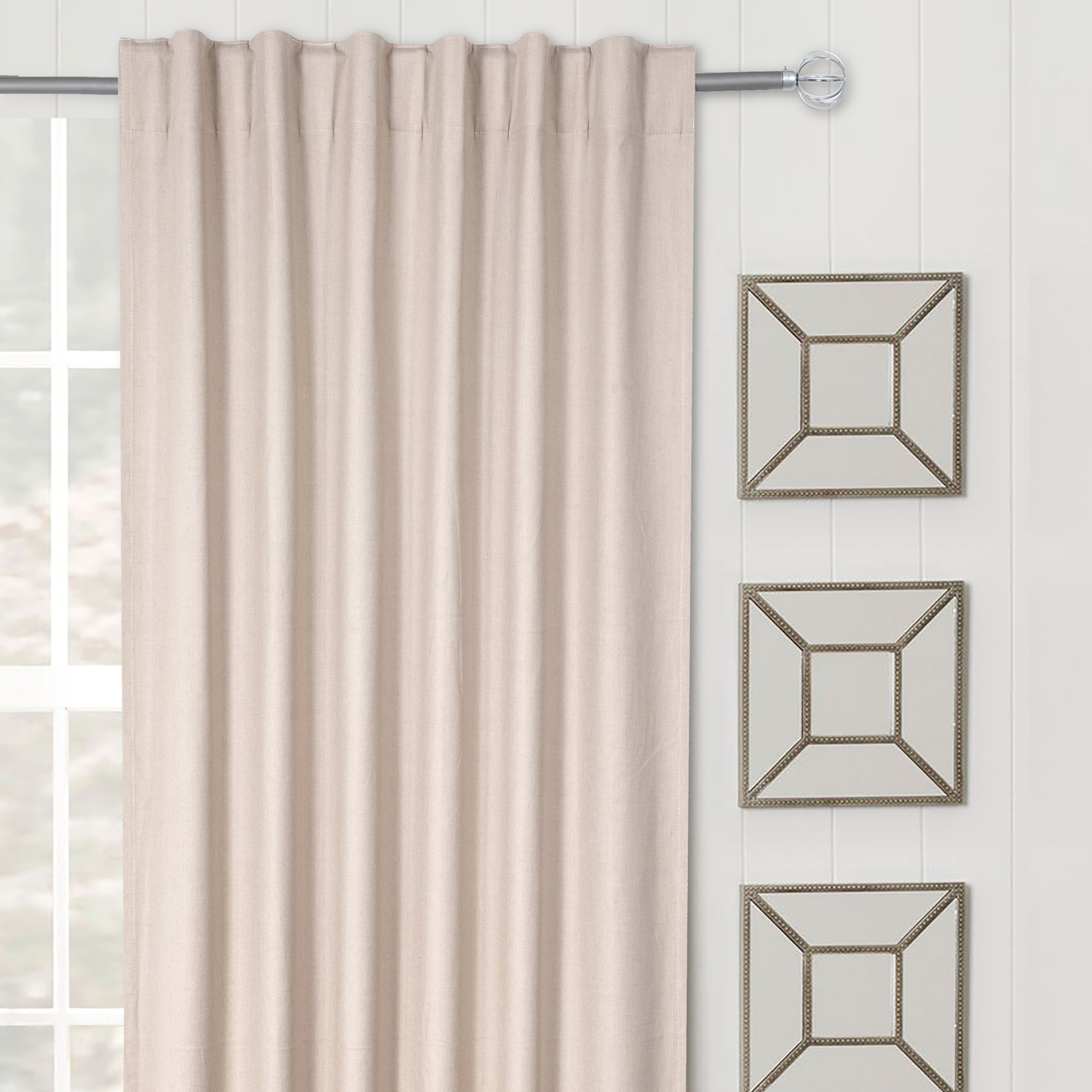 New Metro Single Panel Concealed Tab Top Curtain Ebay