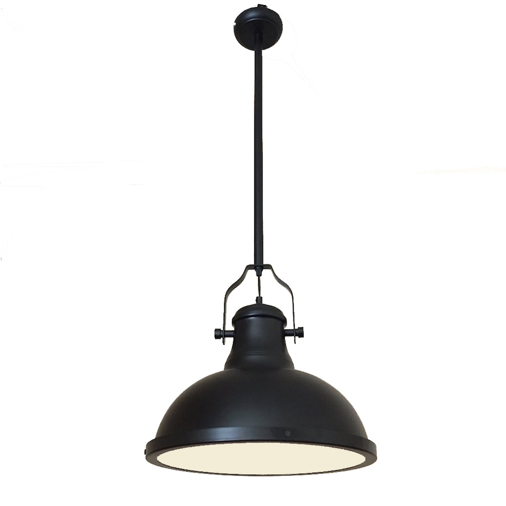 black pendant light industrial