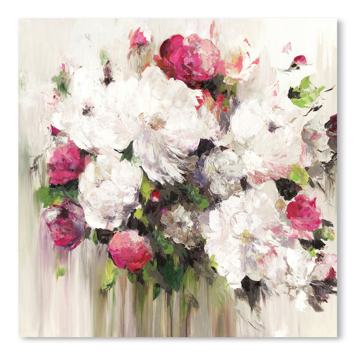 Americanflat Bouquet Of Pink Flowers Printed Wall Art Reviews Temple Webster