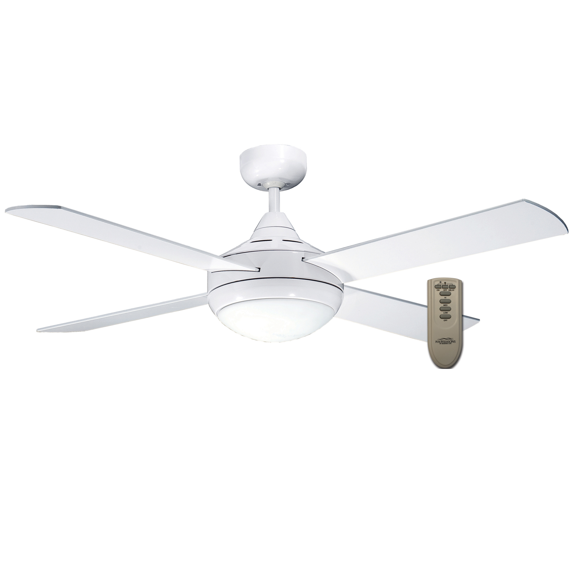 Four Seasons Primo Remote Controlled Ceiling Fan With Light