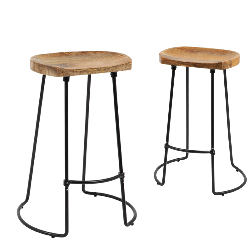 bar stools mango wood