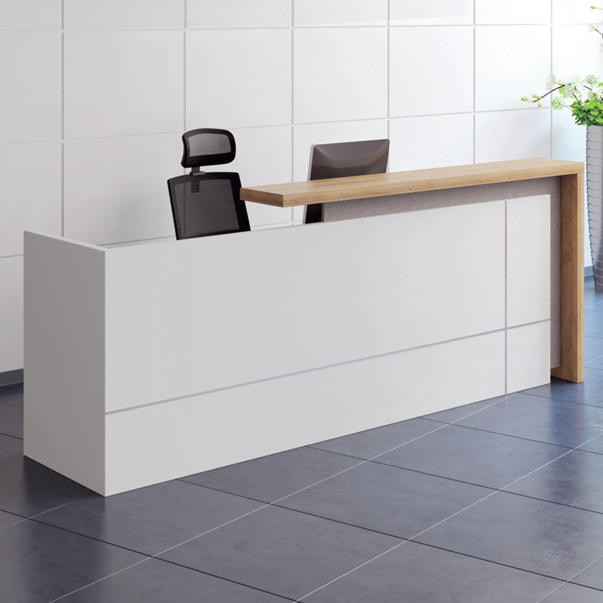 Innova Australia Ziva Reception Desk With Cabinet Reviews Temple Webster