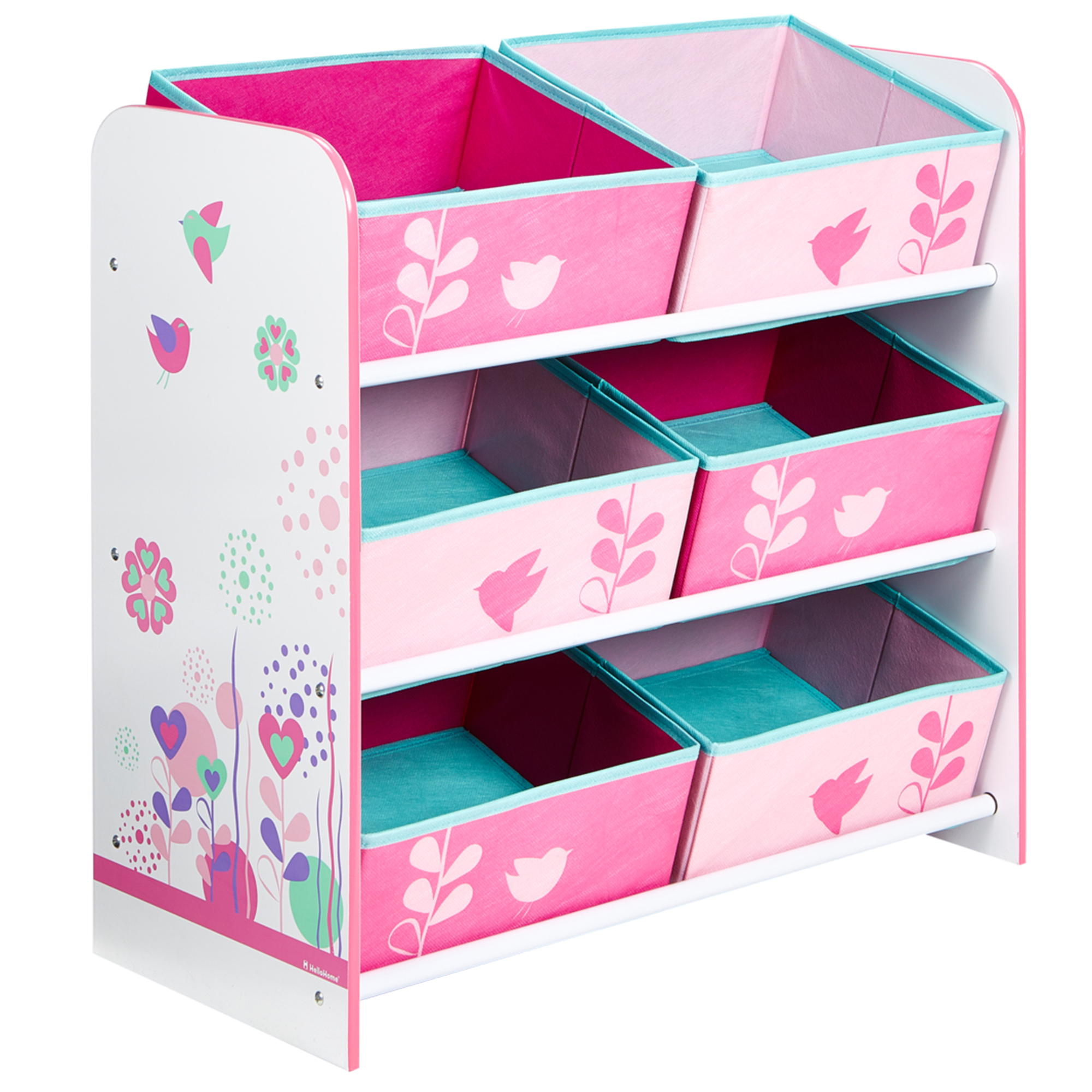 Flowers Birds 6 Bin Storage Unit Temple Webster Sku Word1064 Flowers Birds 6 Bin Storage Unit Is Also Sometimes Listed Under The Following Manufacturer Numbers Wa471flws01