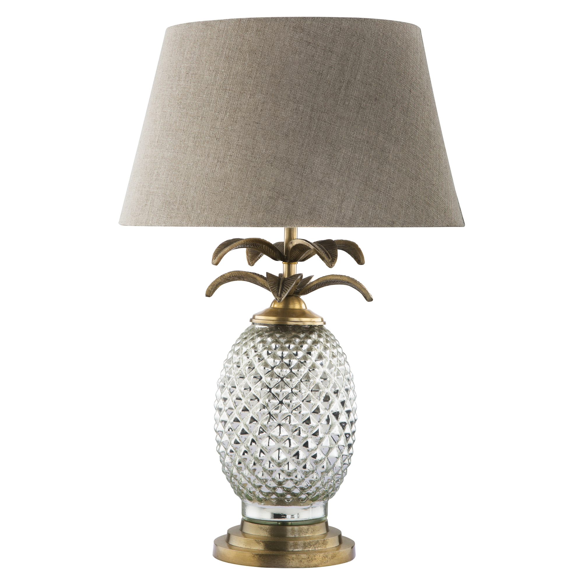 New Rimsha Metal Glass Pineapple Table Lamp Global Gatherings