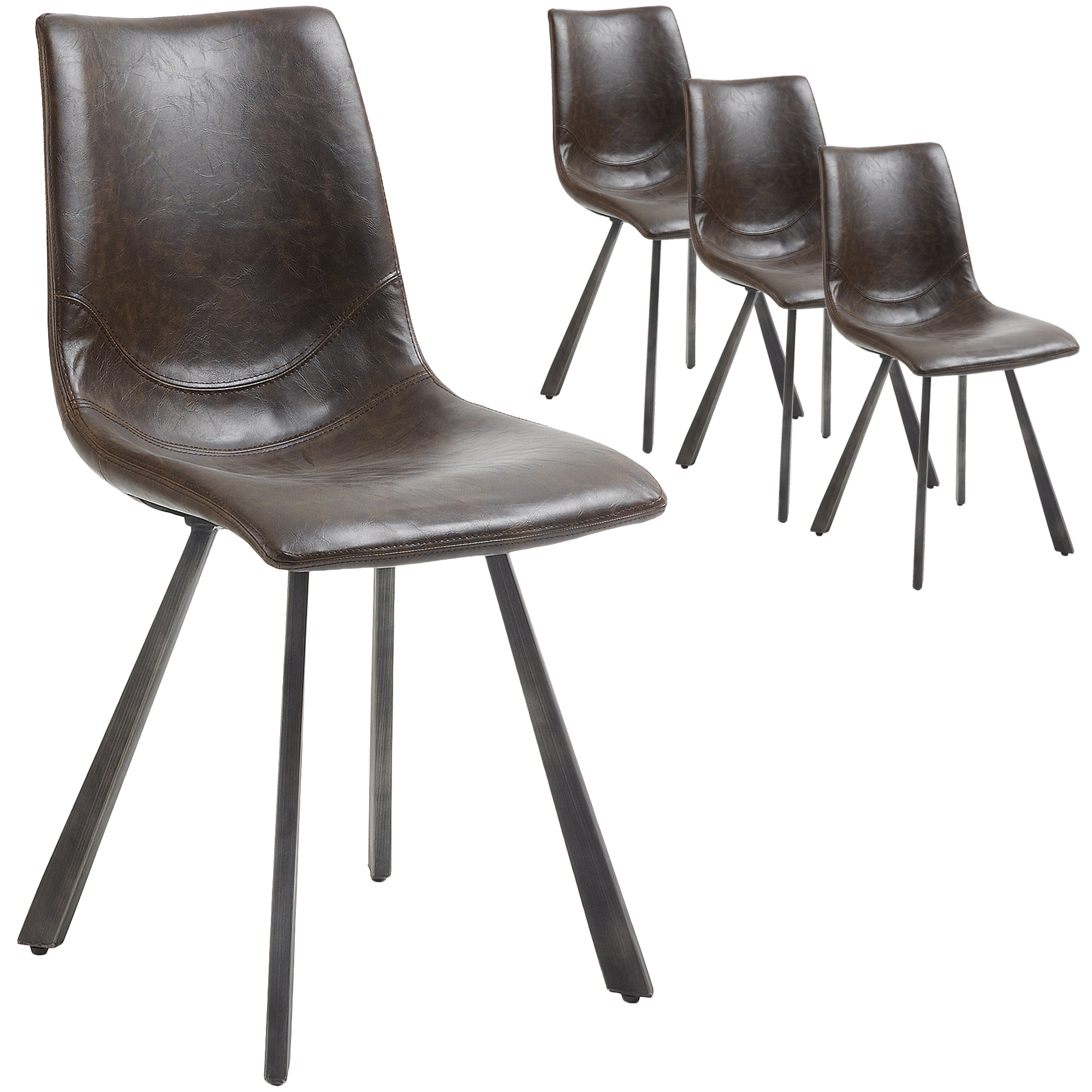 leather dining chairs wayfair