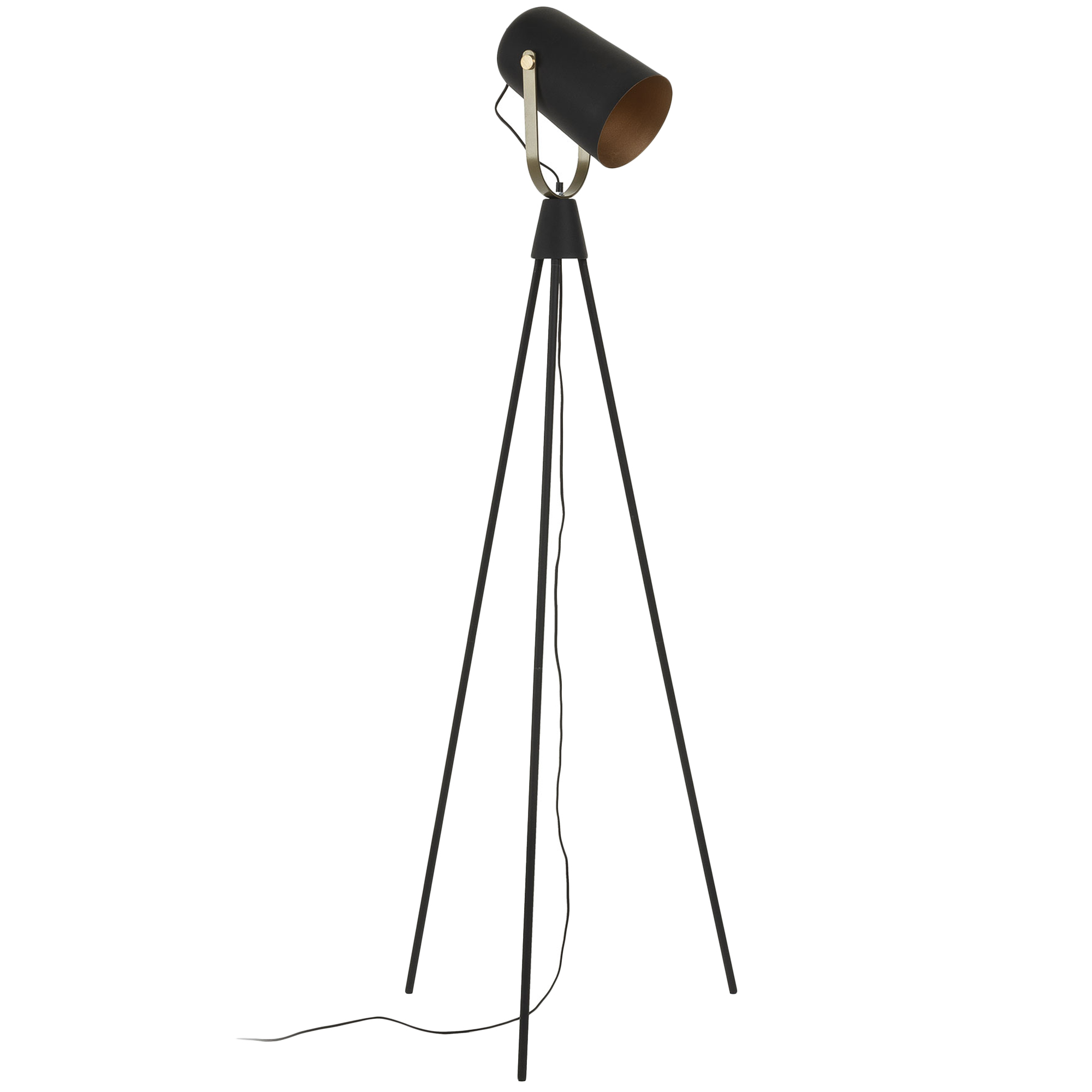 tripod metal floor lamp