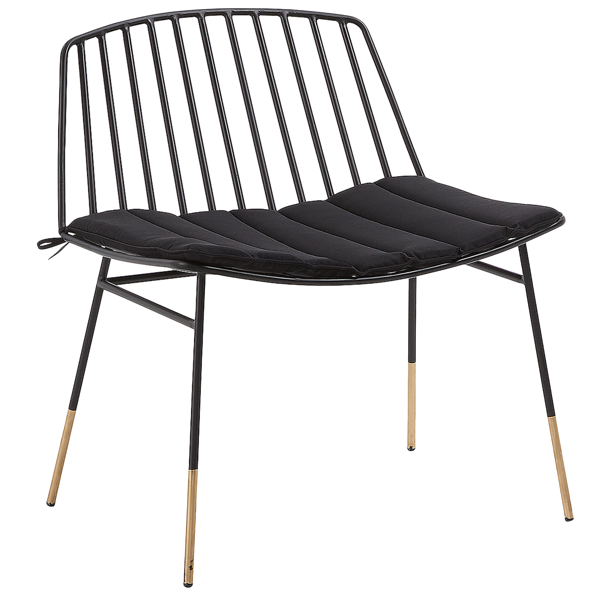 Black Rashi Metal Outdoor Chair