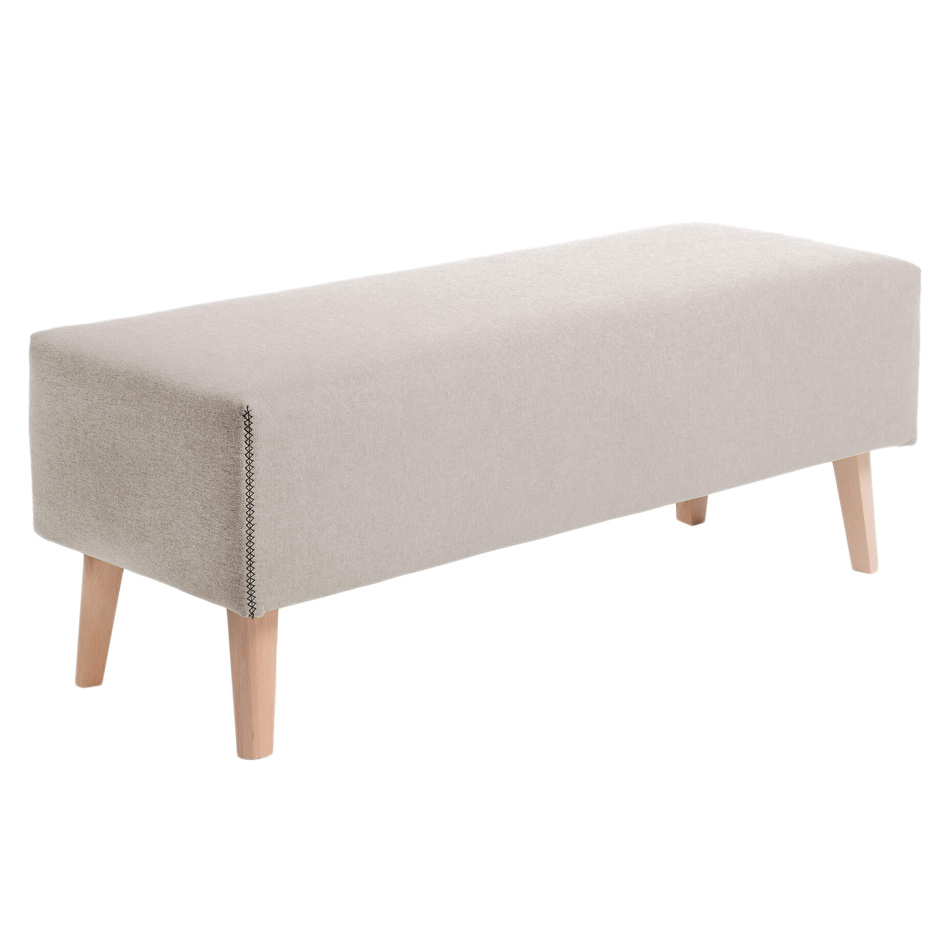 upholstered bench ottoman