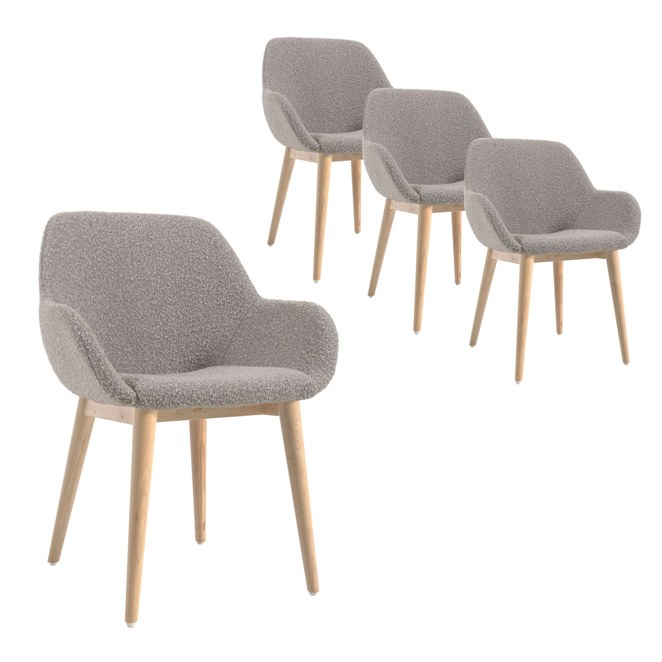 light wood upholstered dining chairs