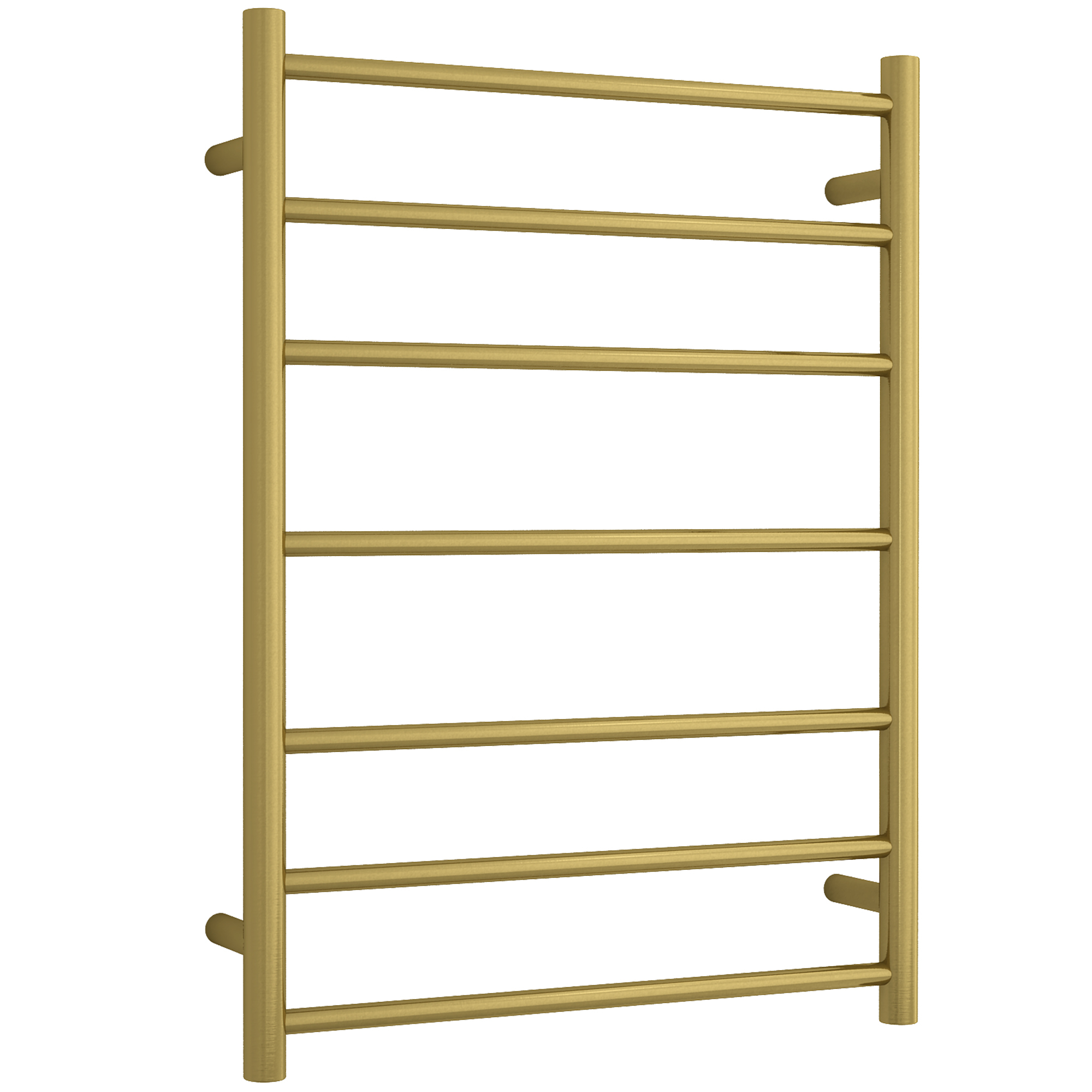 brushed gold towel rail