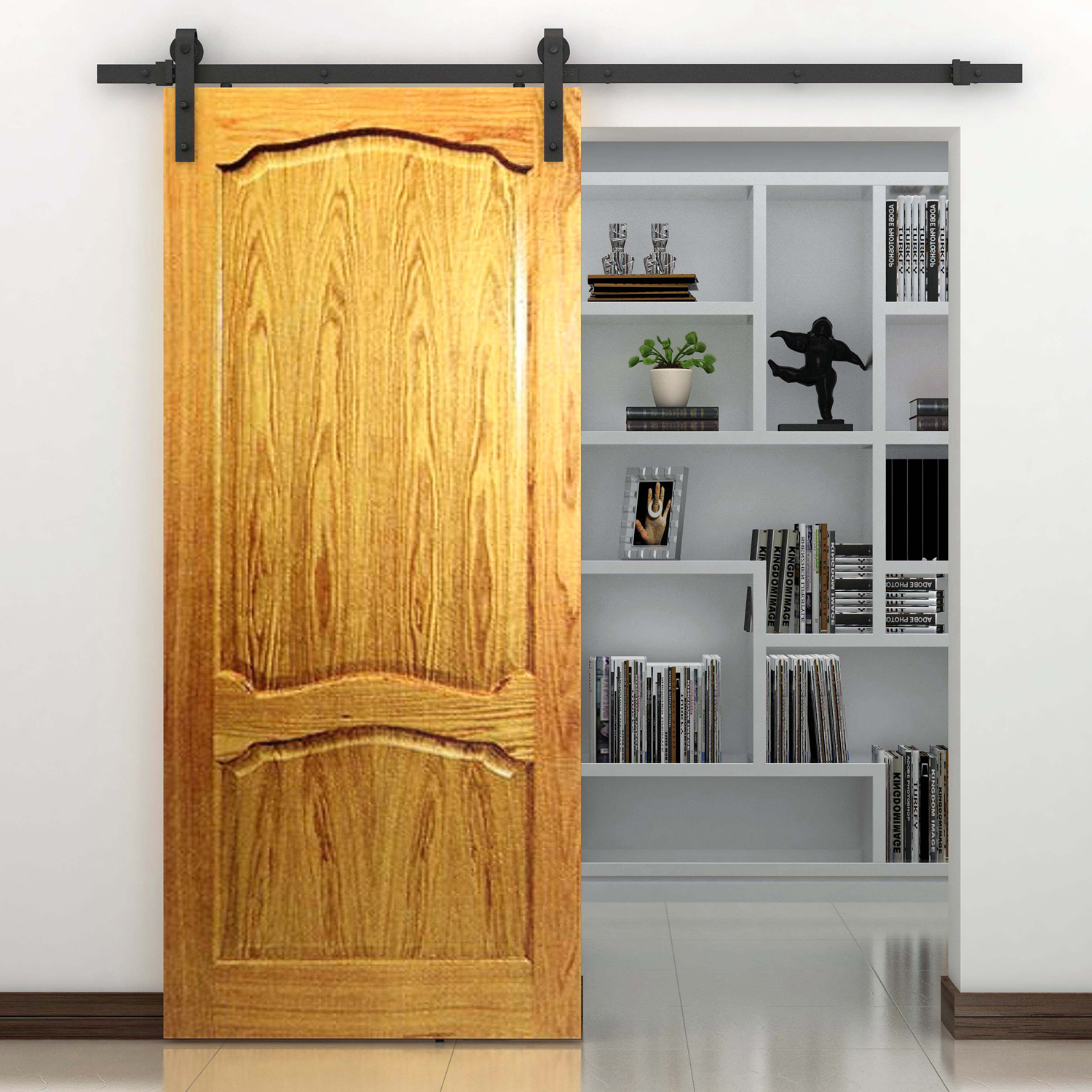 Black Sliding Barn Door Hardware Temple Webster