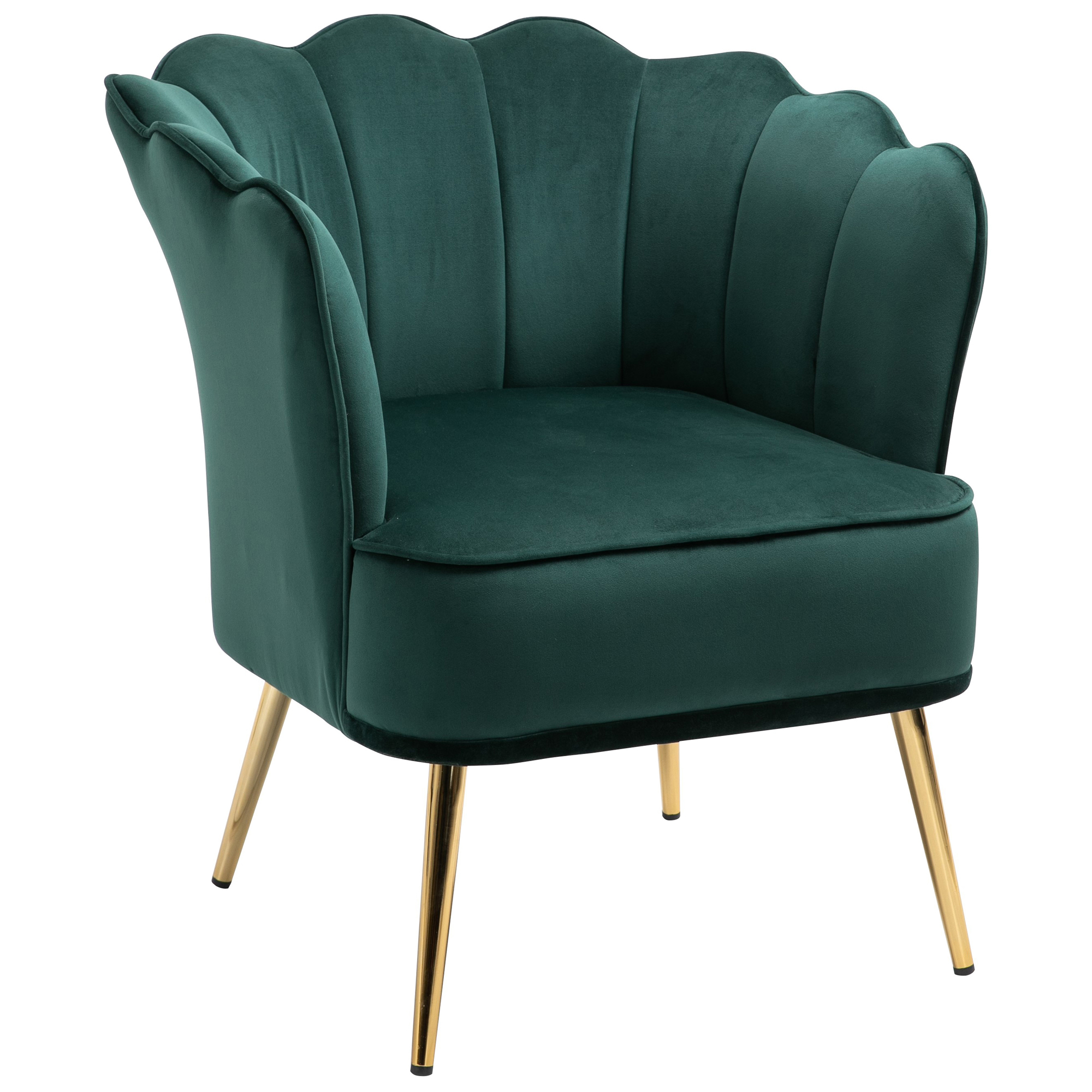 velvet lounge chair