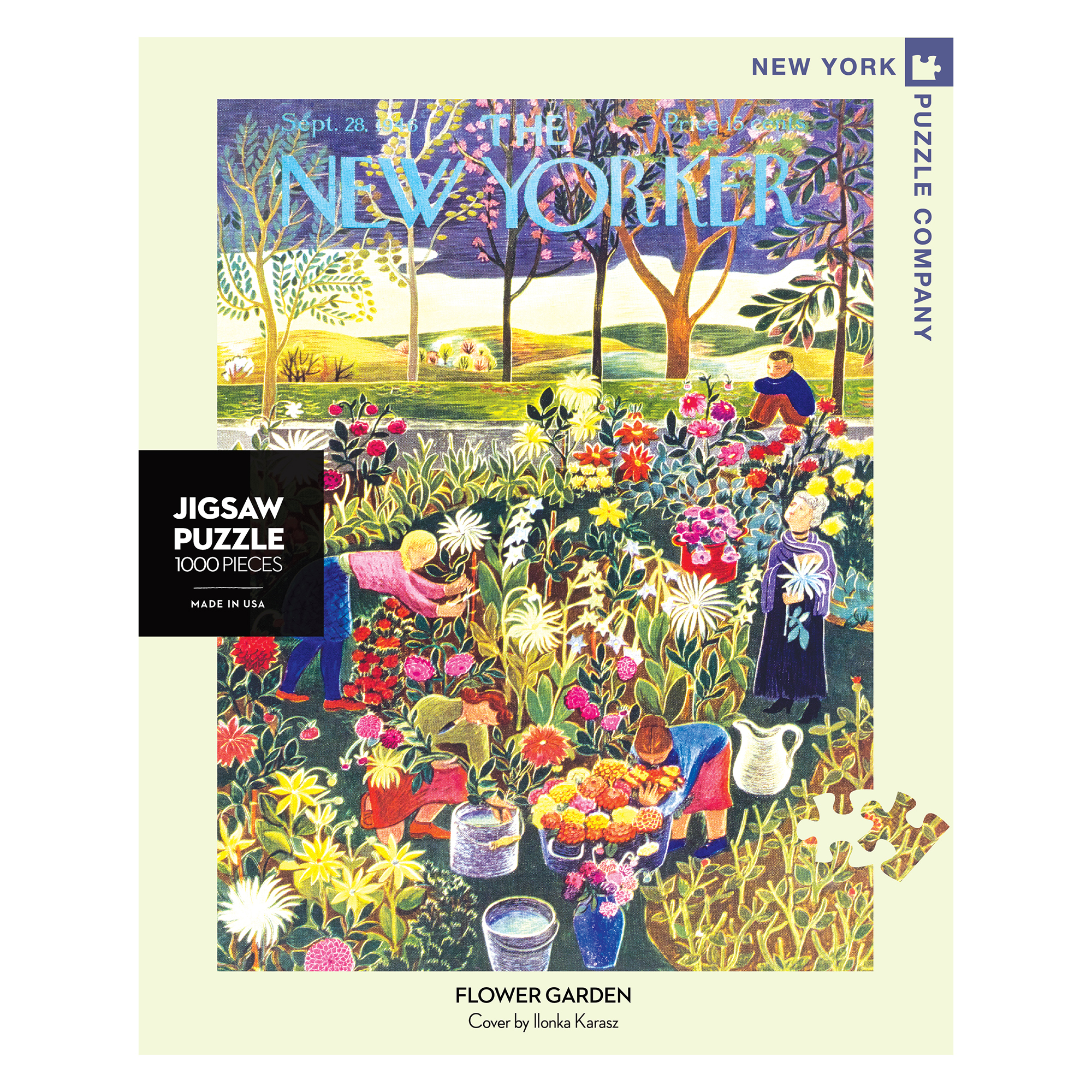 Flower Garden 1000 Piece Jigsaw Puzzle Temple Webster