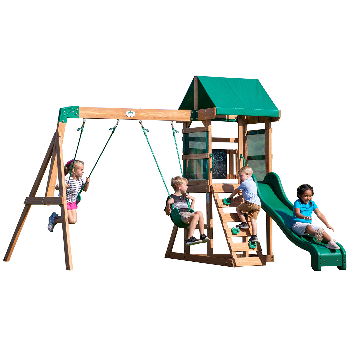 backyard discovery wooden swingset