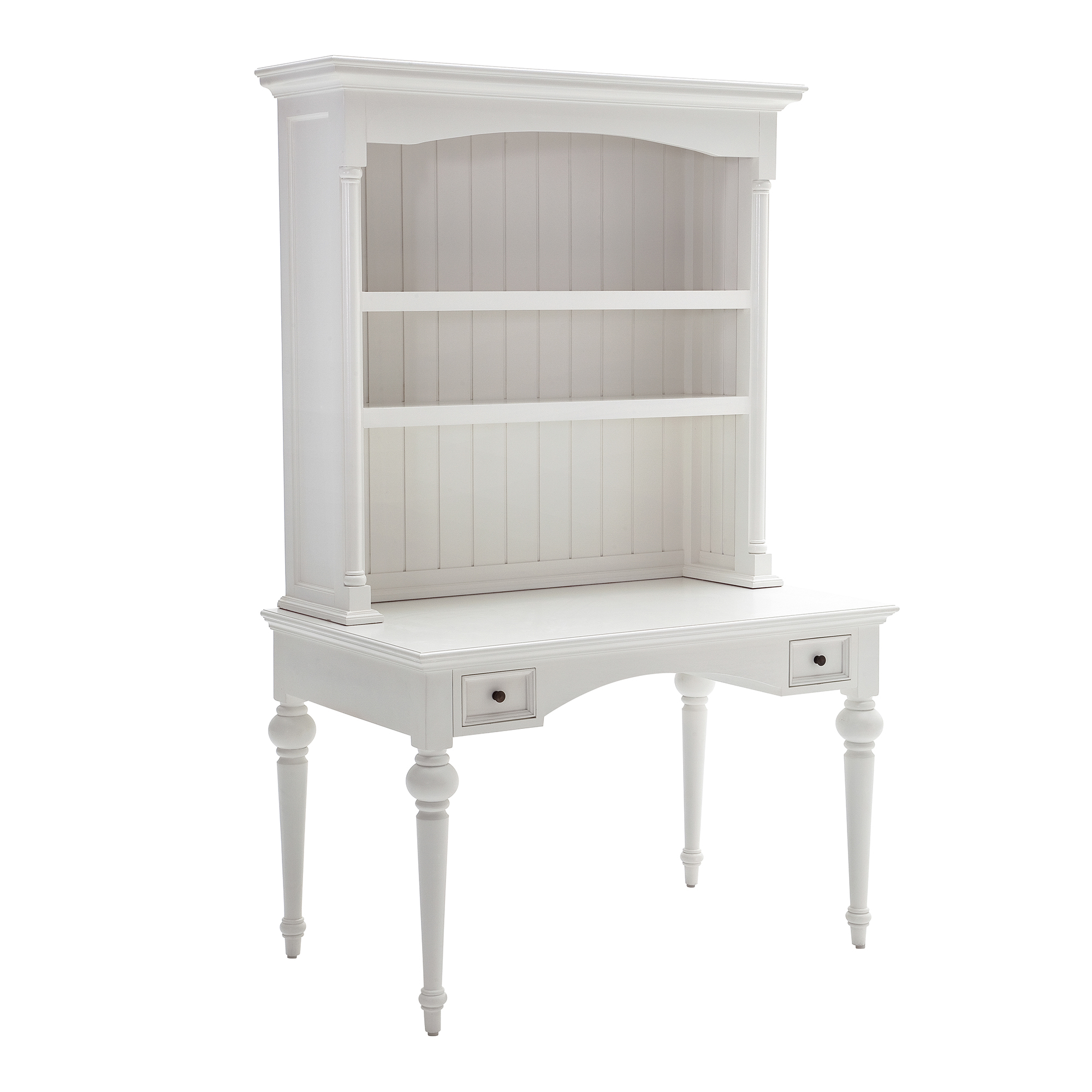 shabby chic desk with hutch