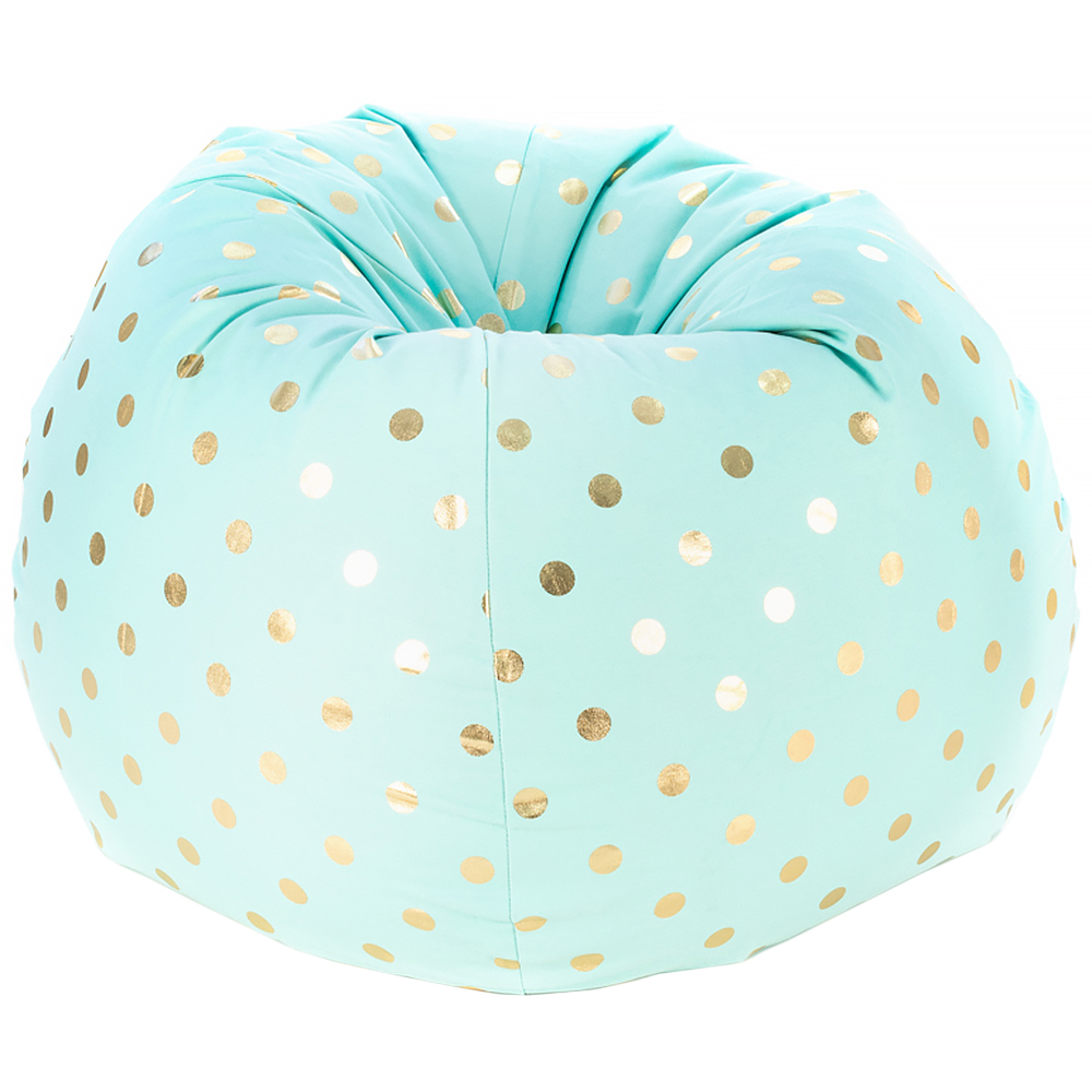 polka dot bean bag