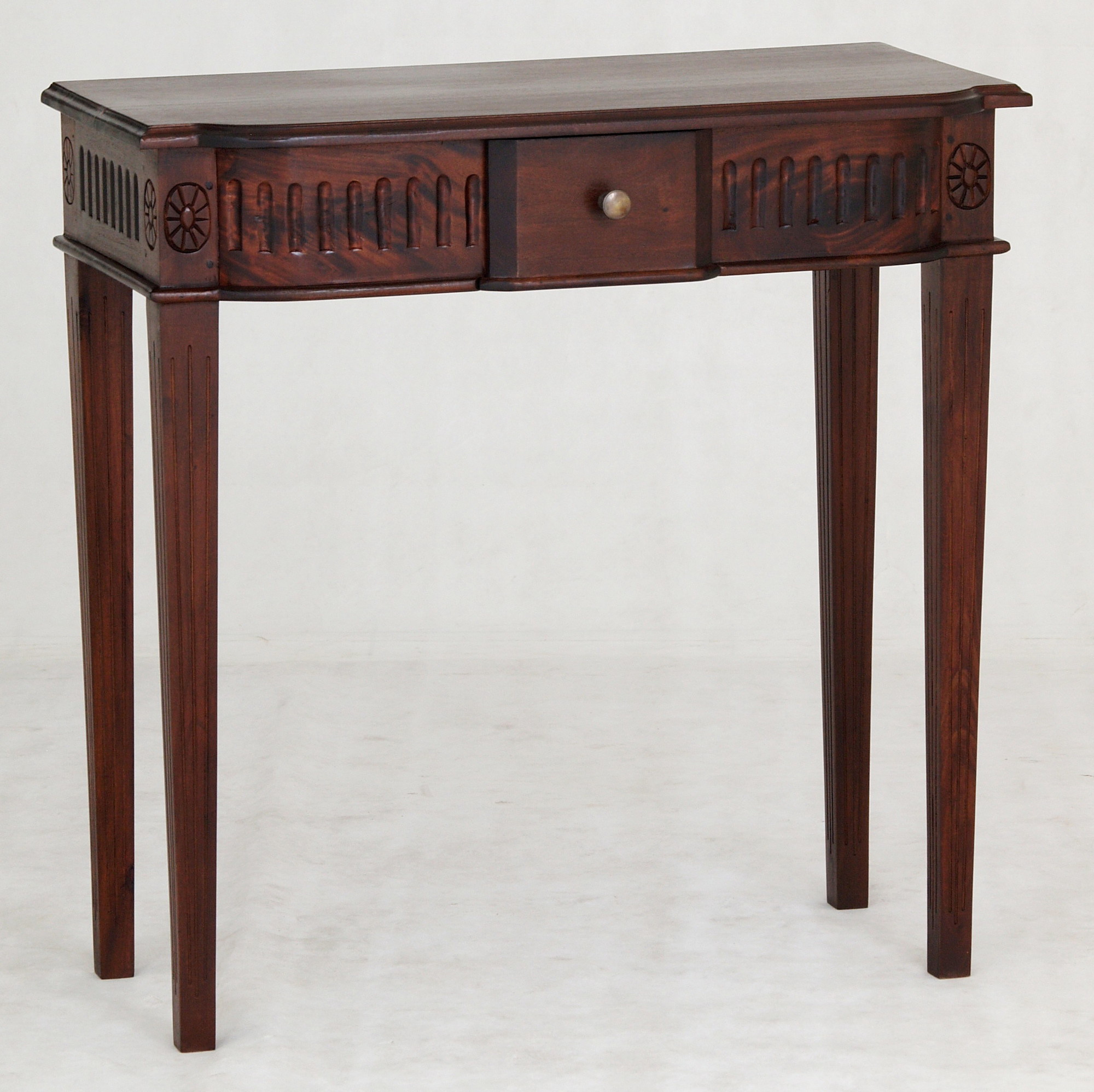 one drawer hall table