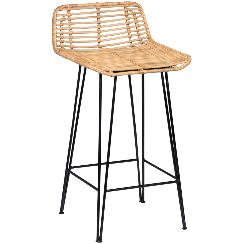 rattan barstools with back