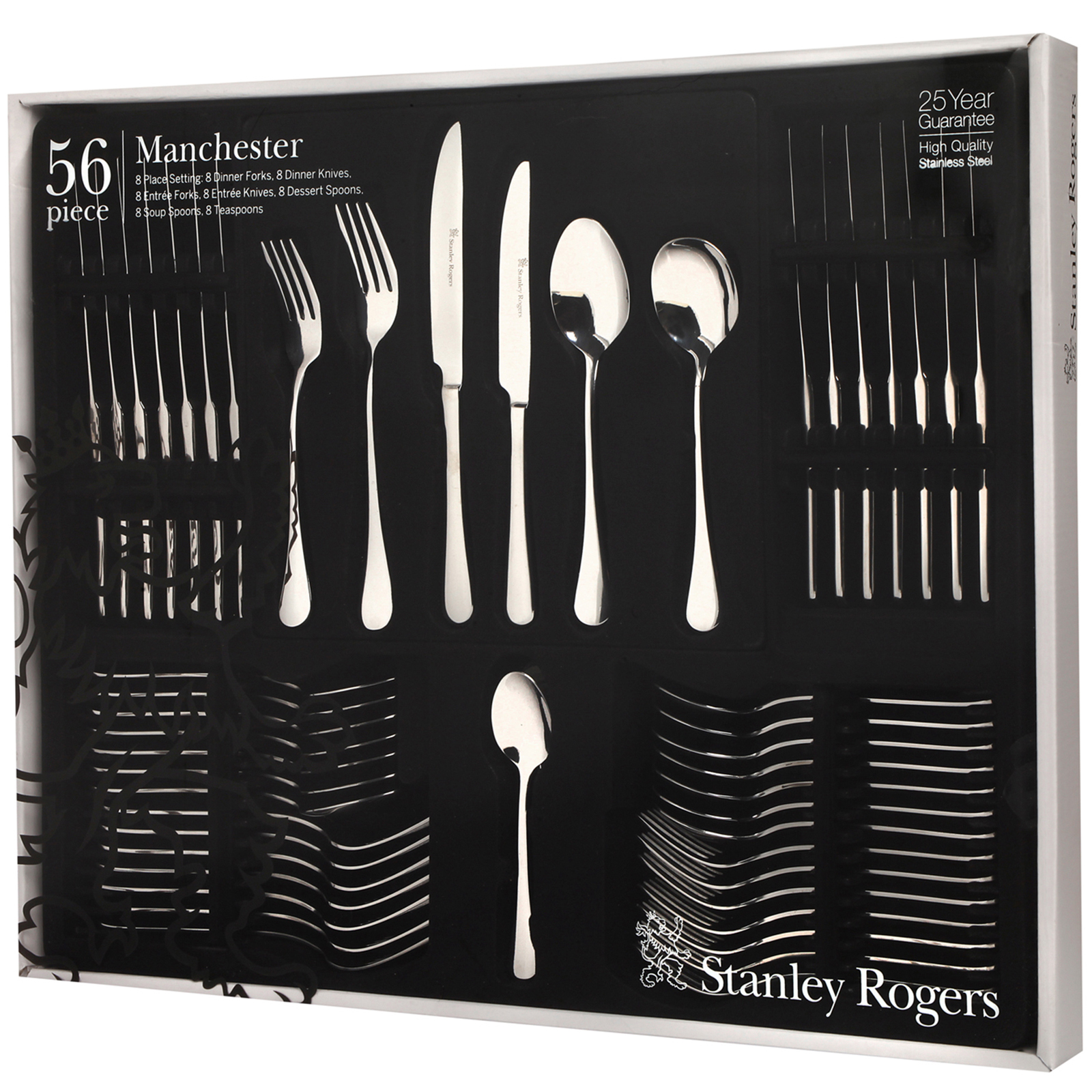 56 Piece Manchester Cutlery Set