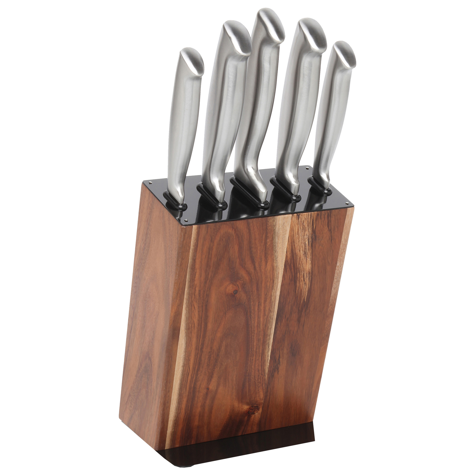 acacia knife block set