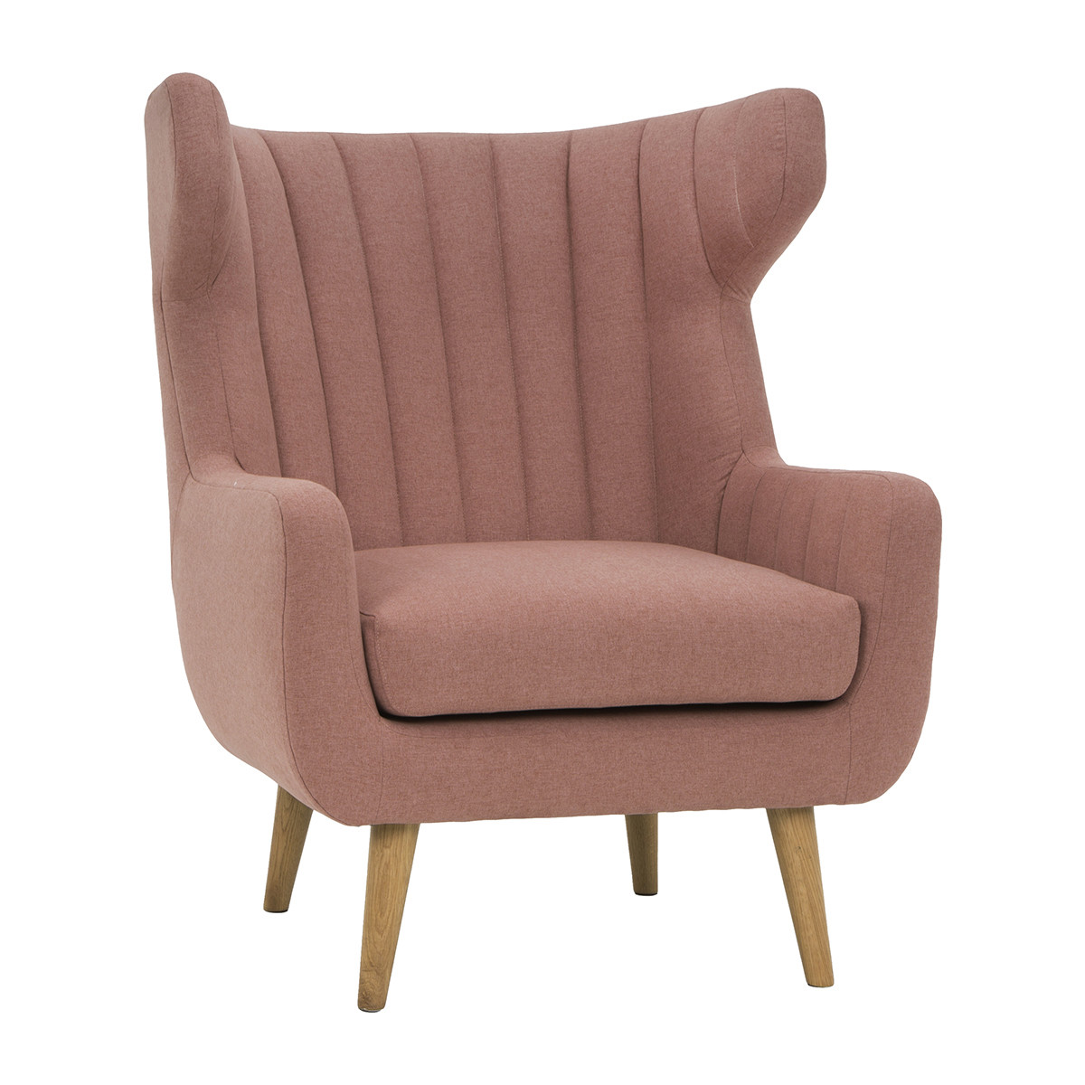 Dusty Rose Poppy Arm Chair