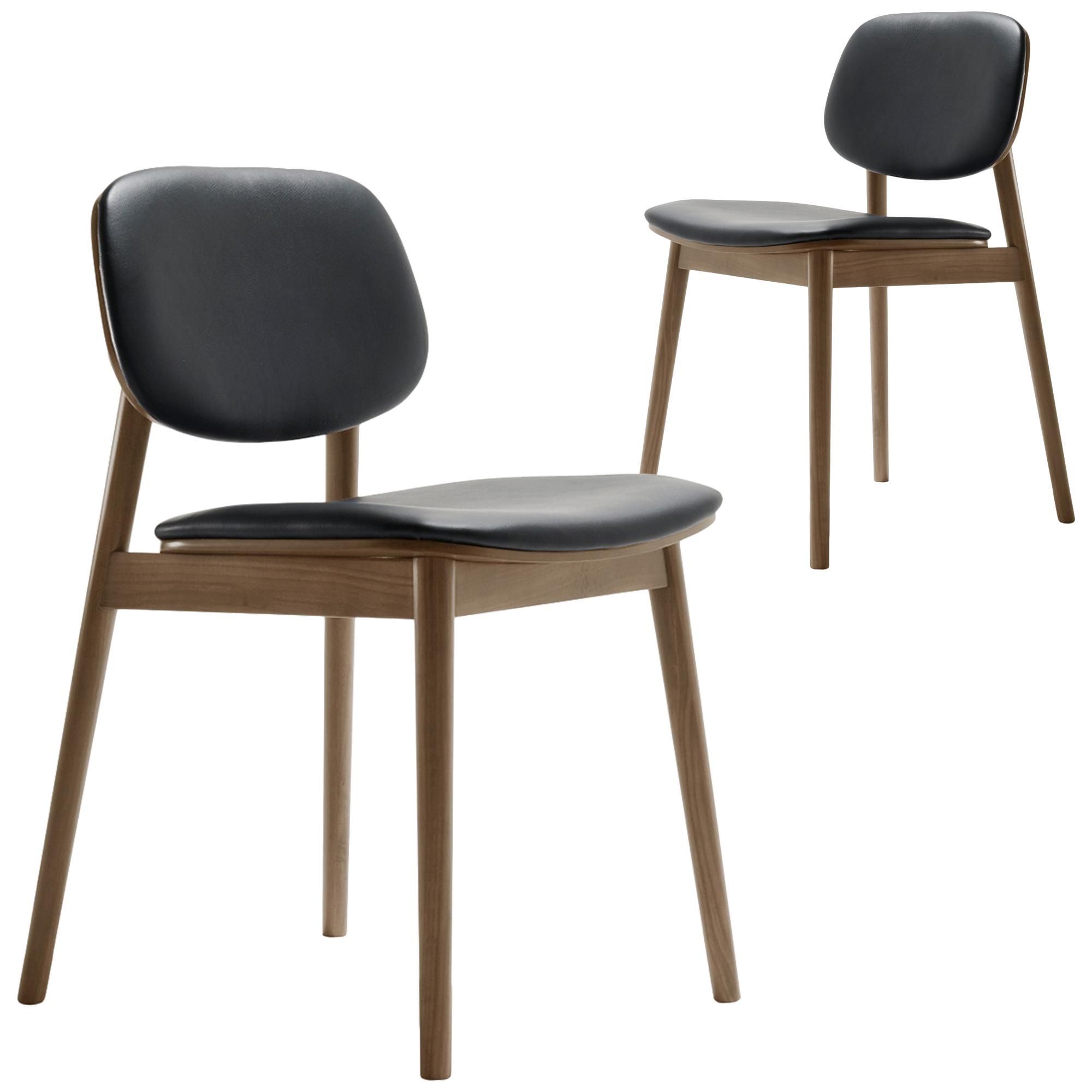 genuine leather dining chairs