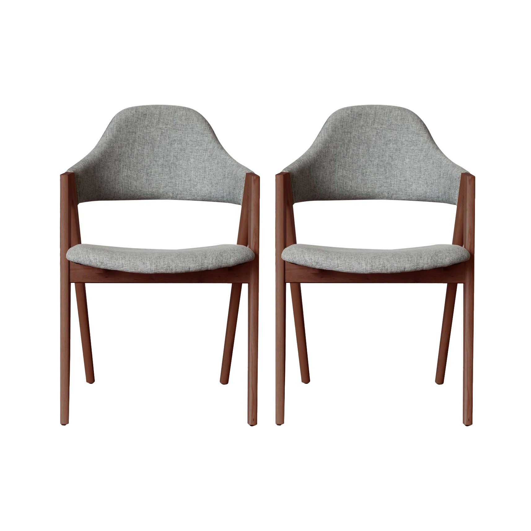 nosh quarry gray walnut dining chair