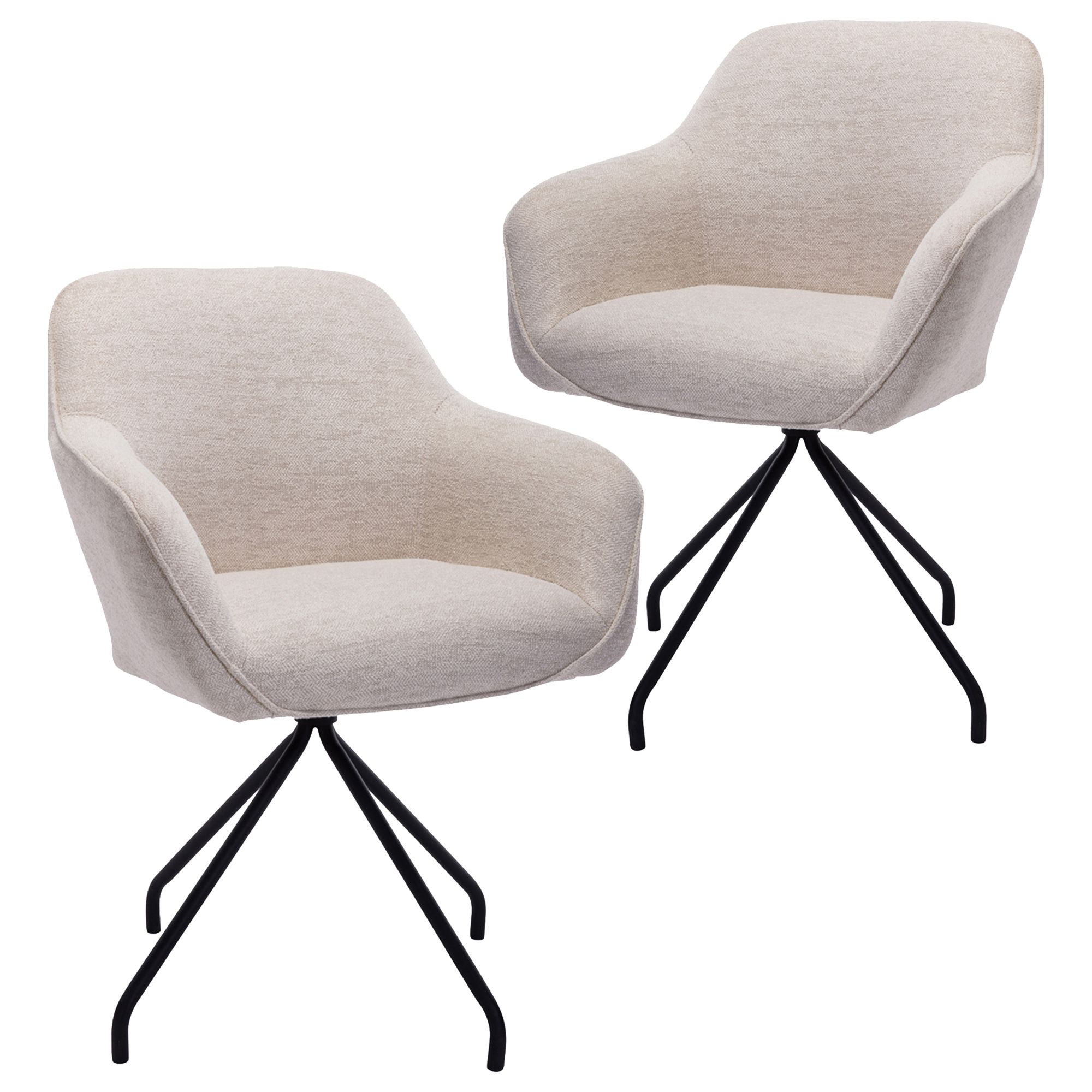 swivel chair set of 2