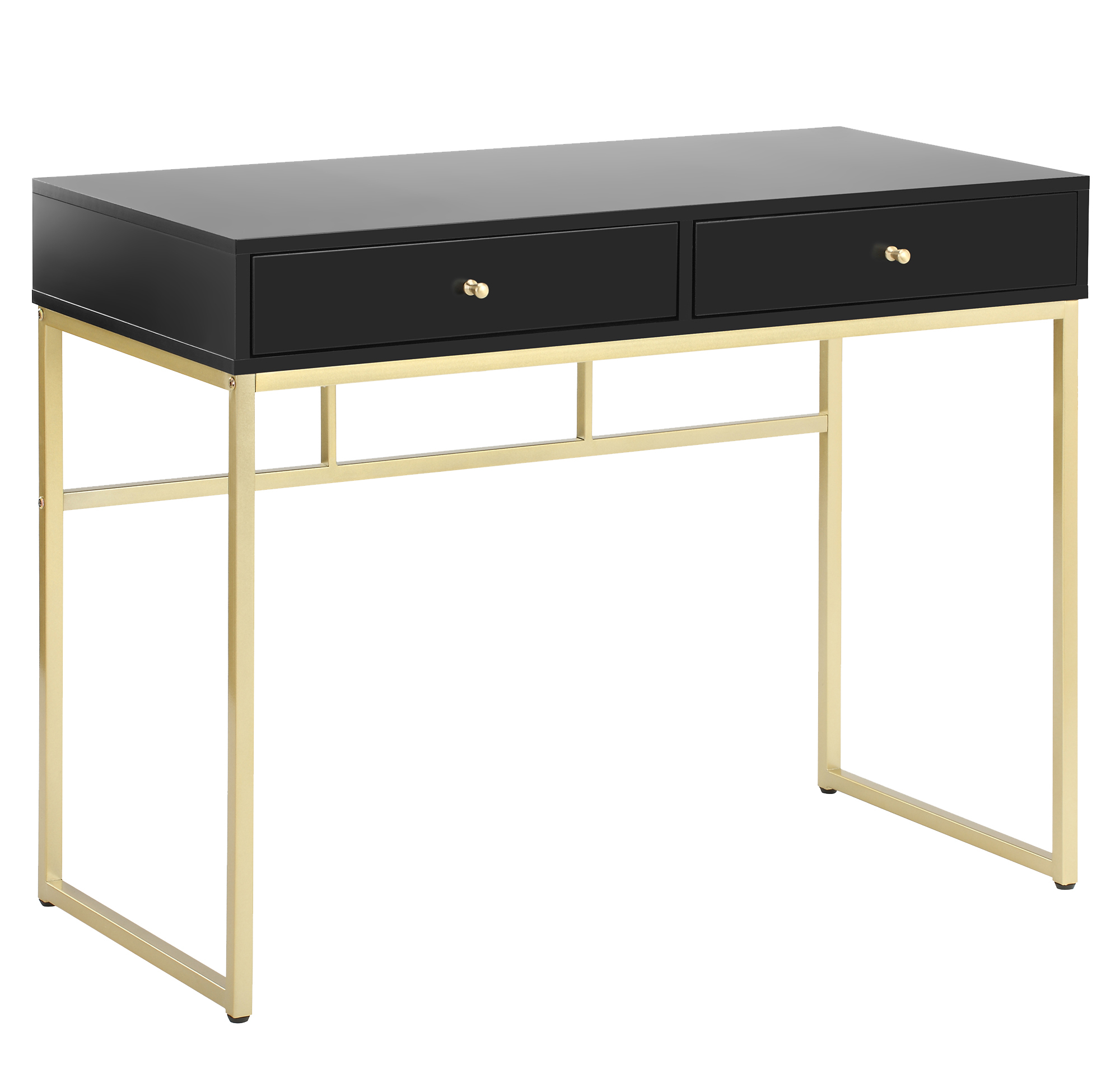 New Monroe Gold Office Desk Milan Direct Desks Ebay