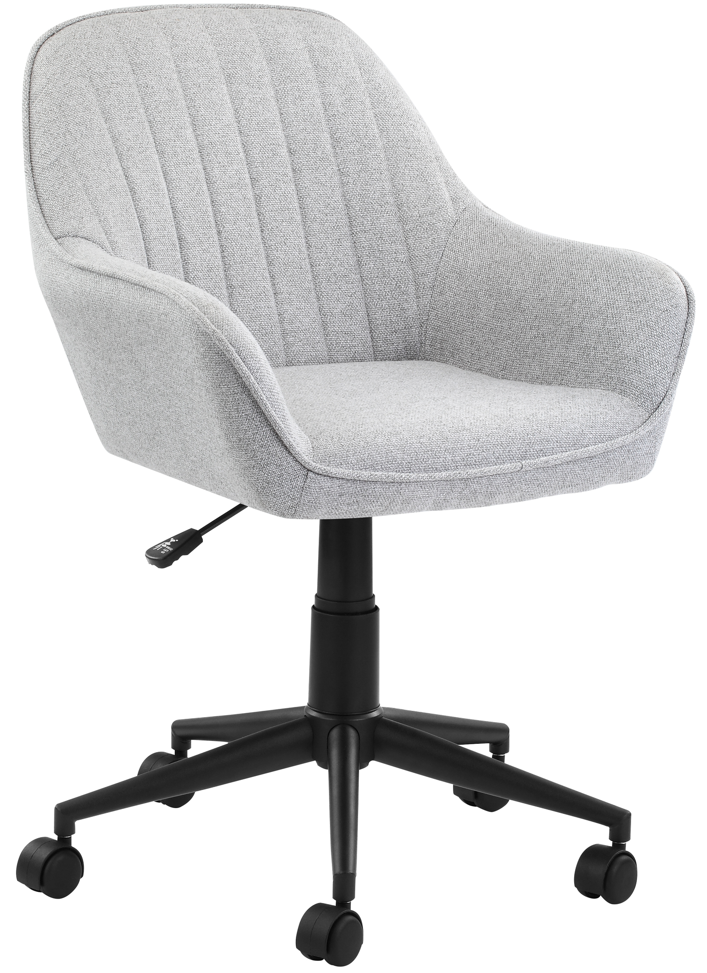 New Grey Kinsey Fabric Office Chair Milan Direct New Grey Kinsey Fabric Office Chair Milan Direct