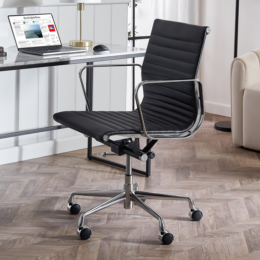 Milan Direct Eames Premium Replica Management Office Chair | Temple &  Webster