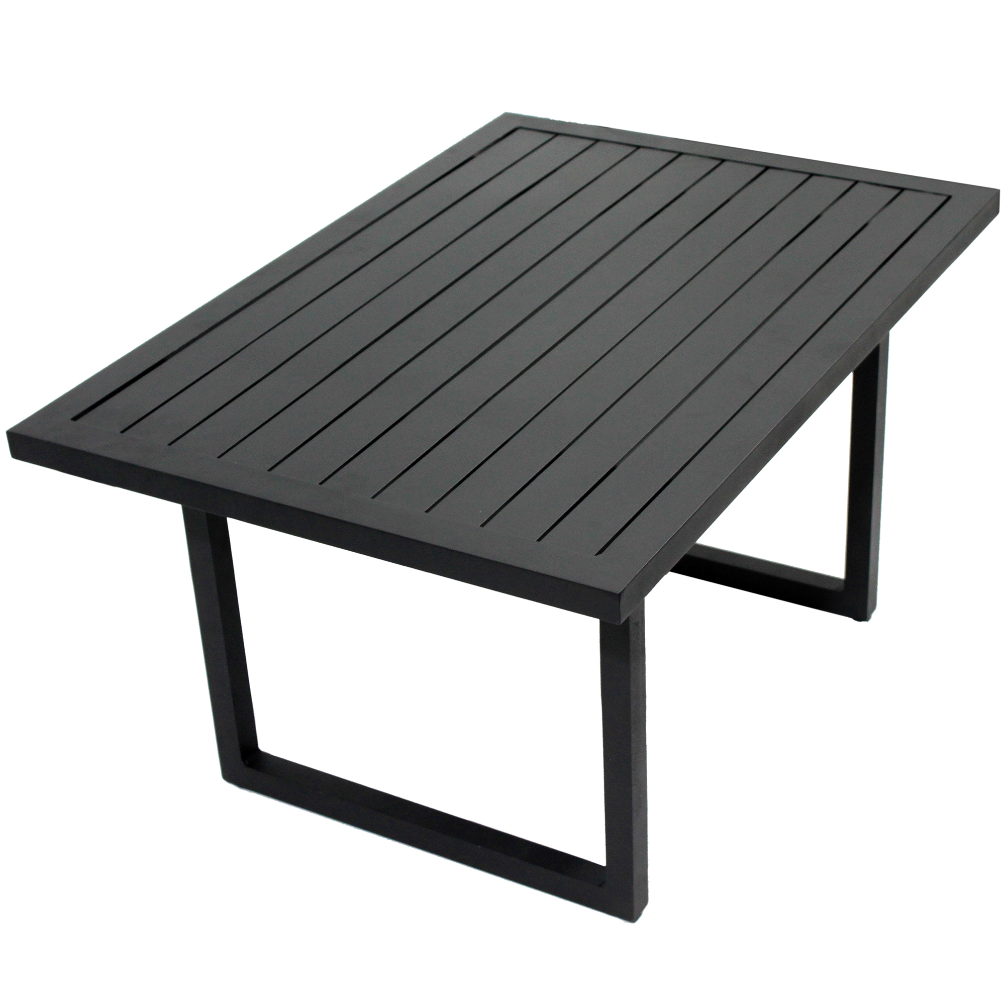 NEW Black Randgris Outdoor Aluminium Coffee Table | eBay