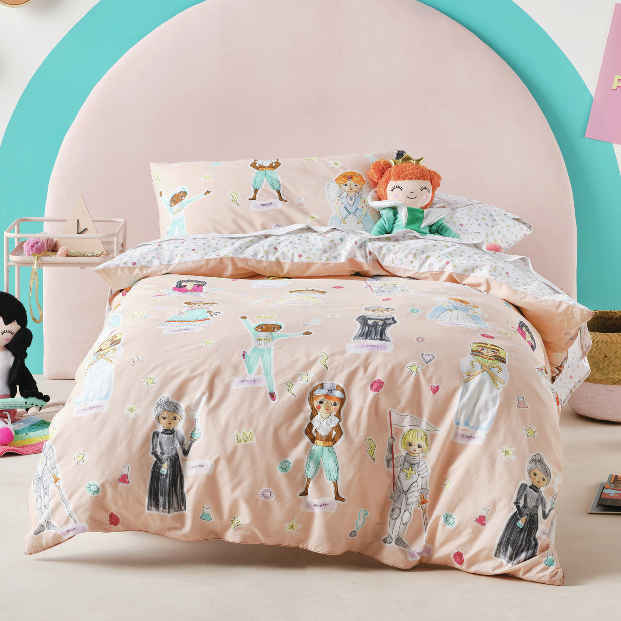 girls quilt cover set