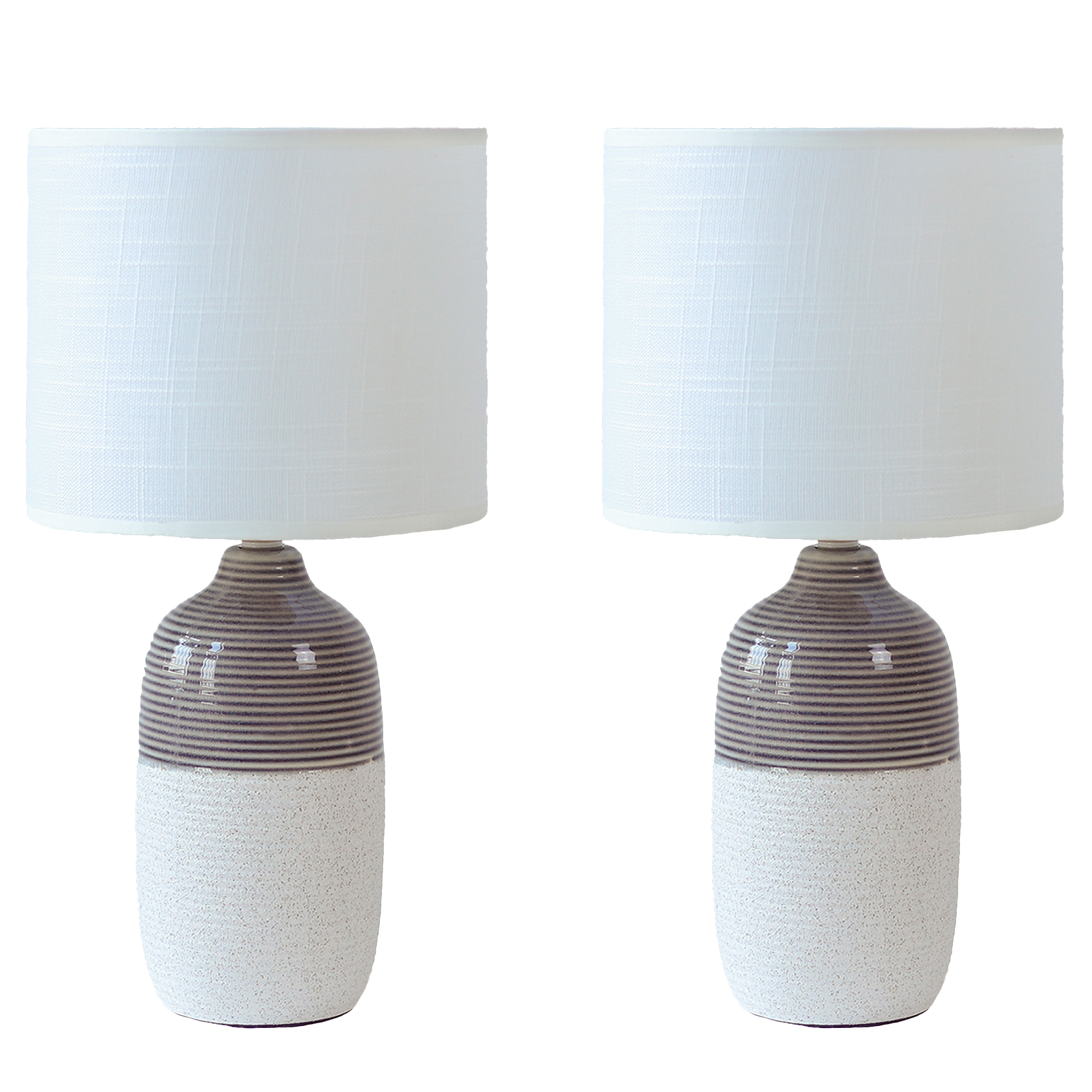 set of two bedside lamps