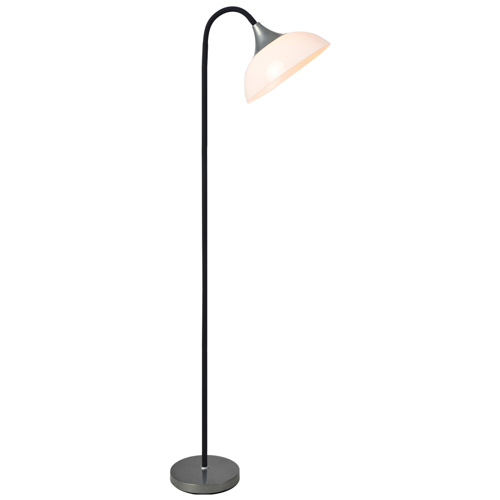 adesso black floor lamp