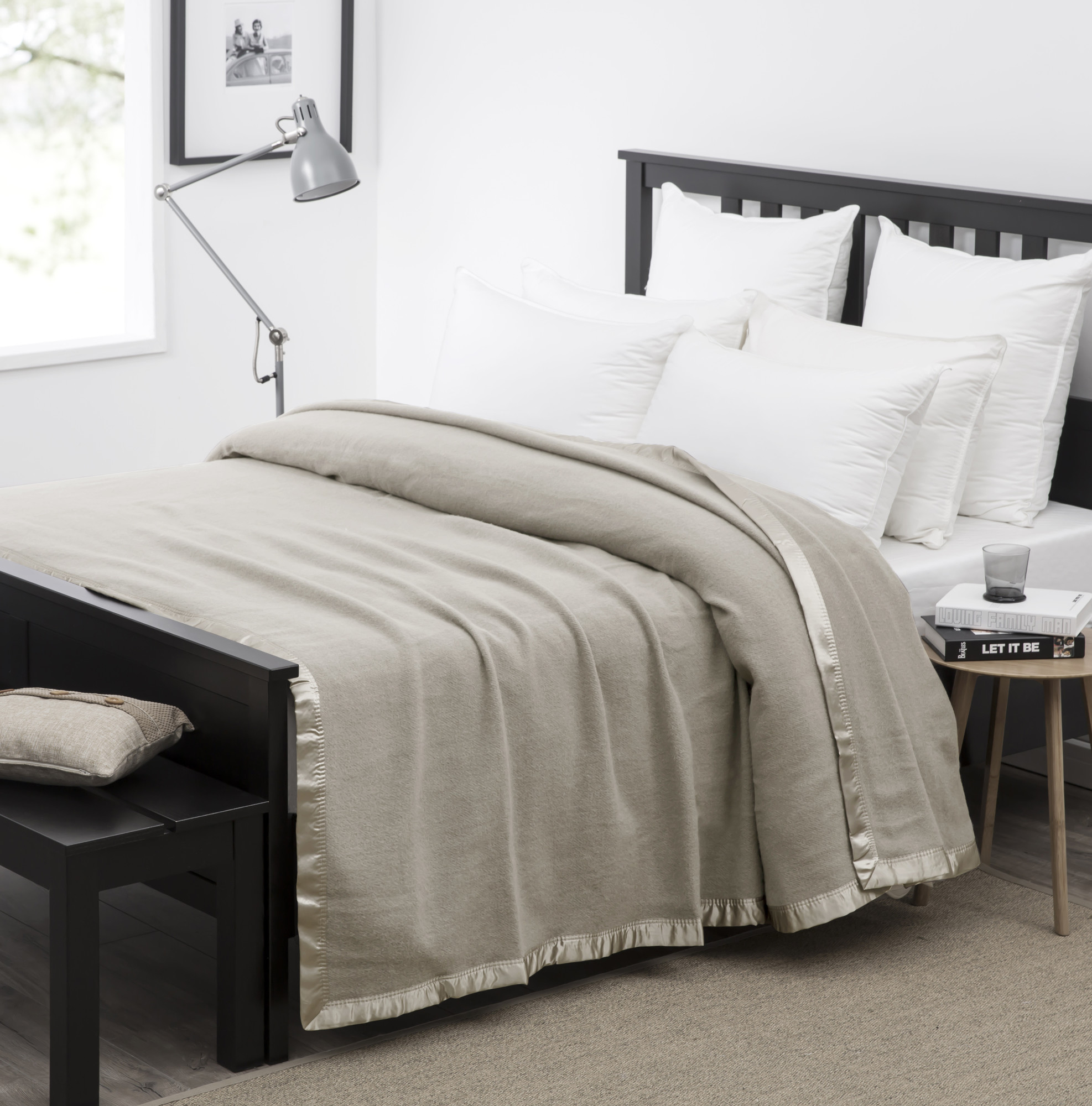 Wooltara Alpaca Wool Blanket Latte Reviews Temple Webster