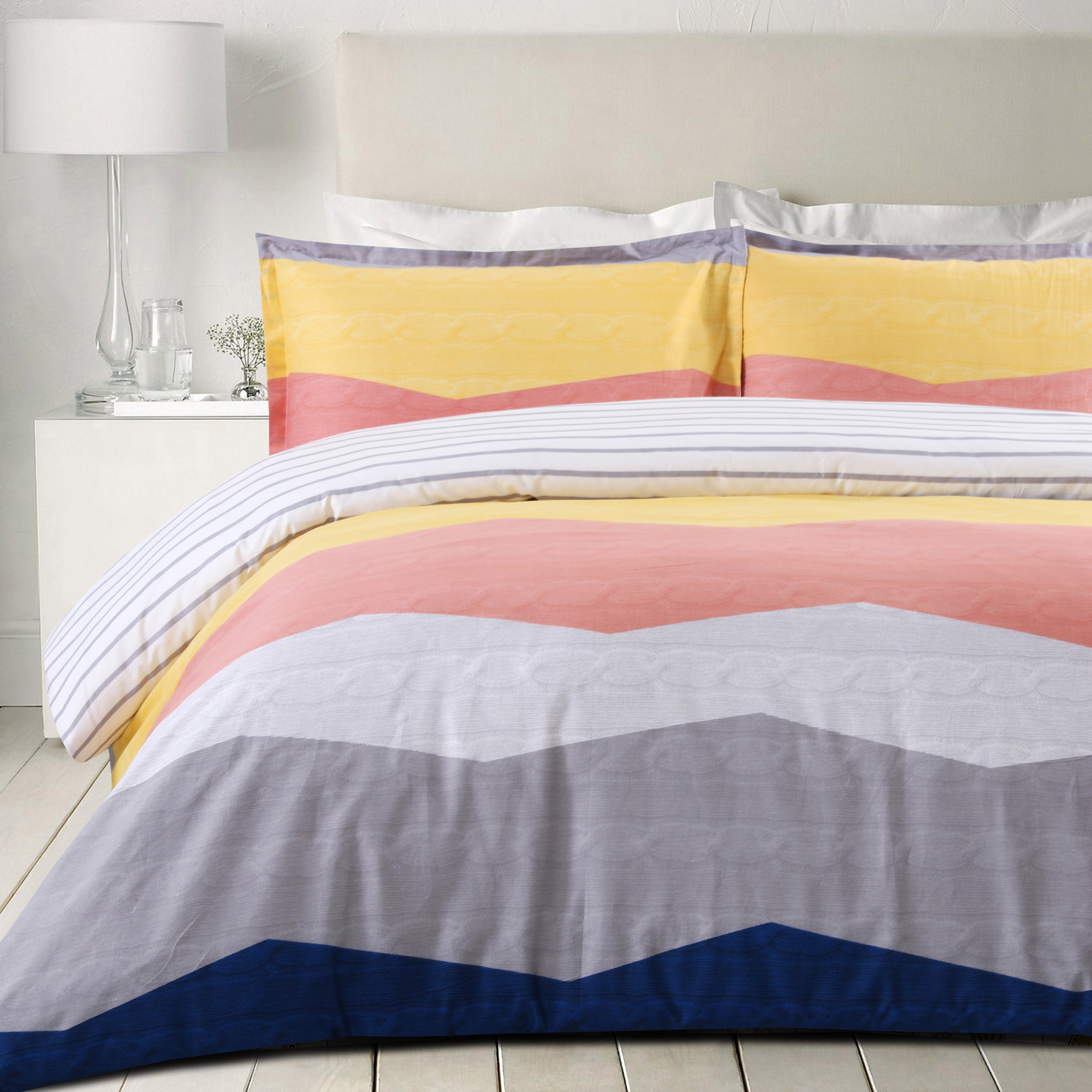 New Indie Egyptian Cotton Quilt Cover Set Dreamaker Quilt Covers