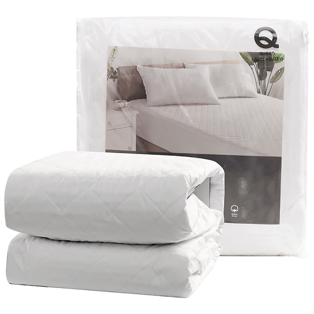 quilted cotton mattress pad