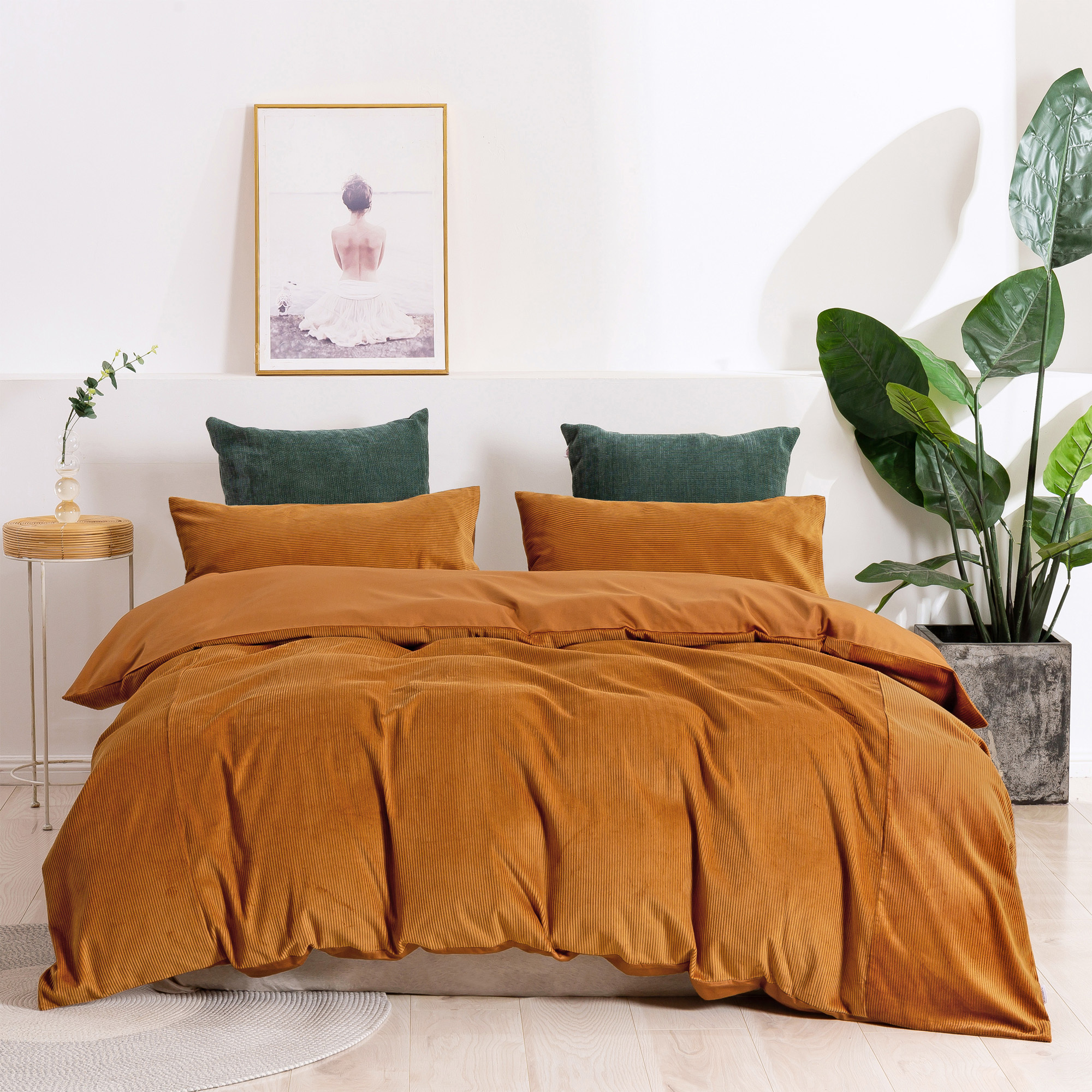 rita cozy corduroy duvet cover