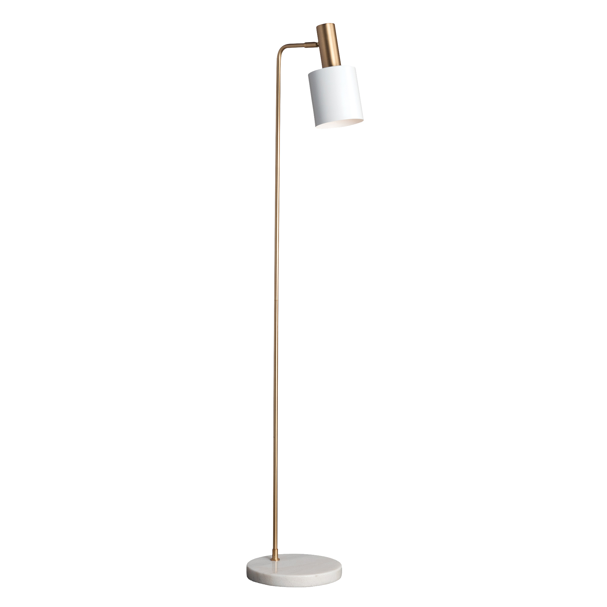 gold floor task lamp