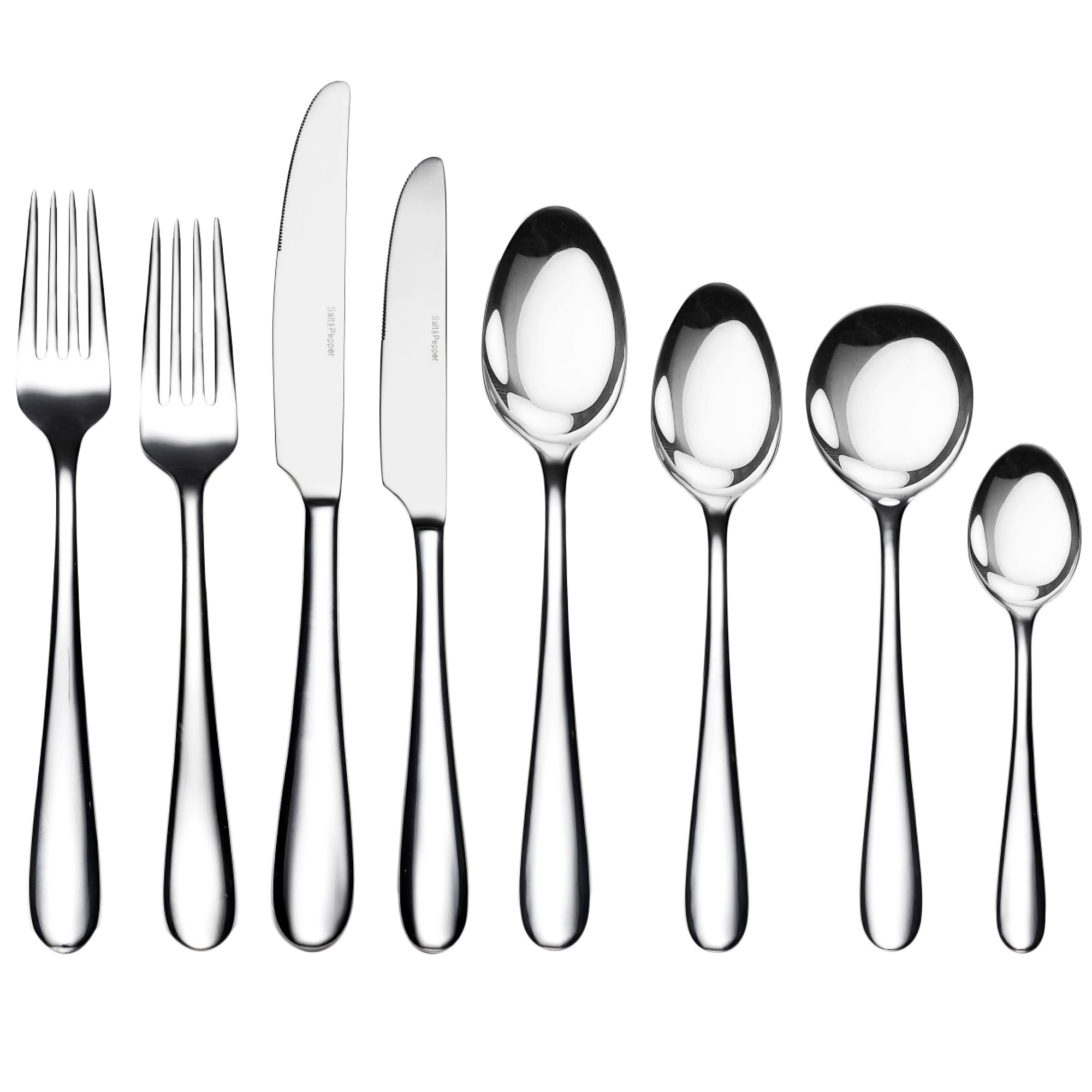 3 PIECE PLACE SETTINGS 18//0 STAINLESS FREE SHIPPING US ONLY 120 PIECES 40