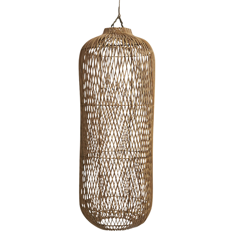 Oversized Natural Rattan Lamp Shade