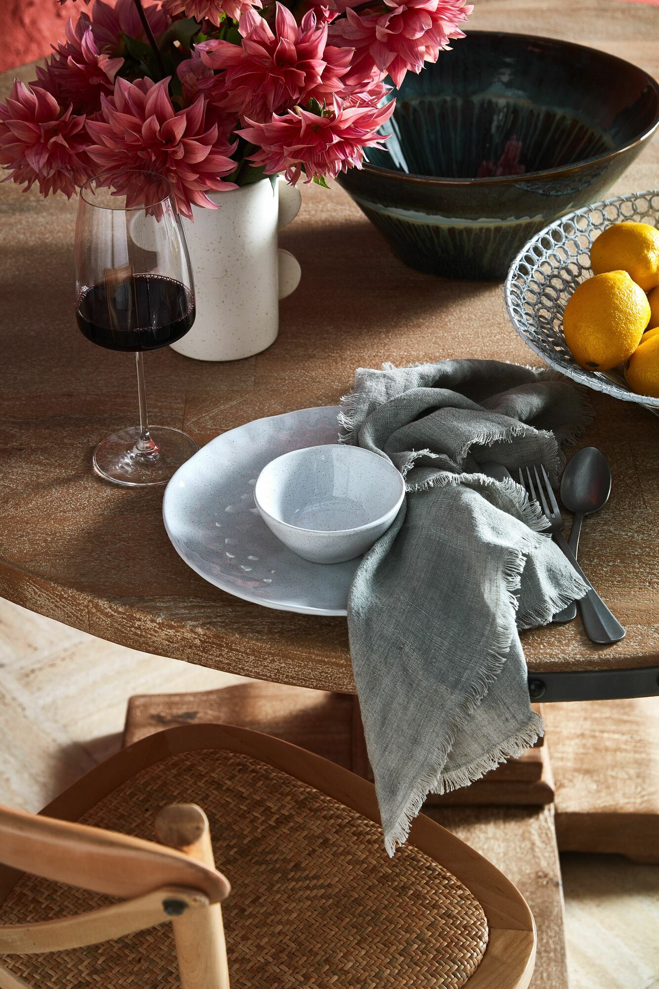 NEW Ecology Speckle Milk Stone Dinner Set 12 Piece Ecology,Dinnerware