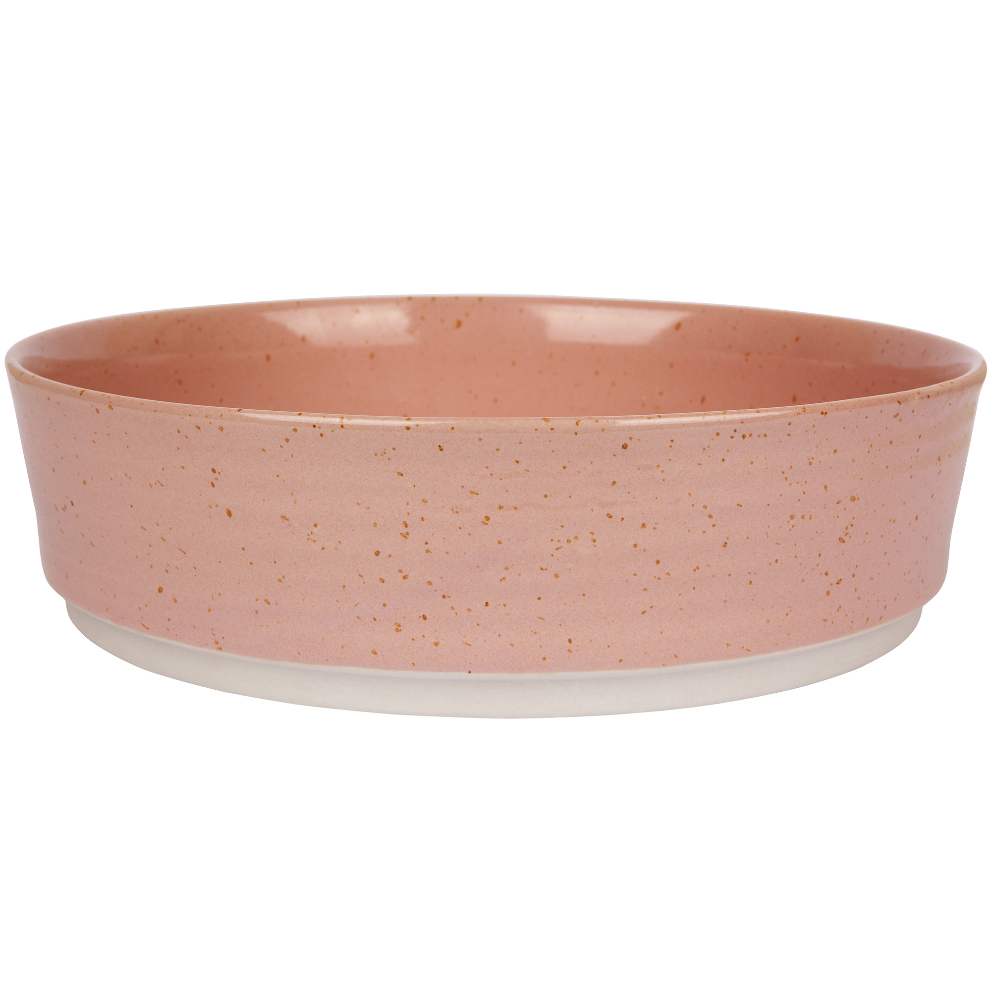 pink ceramic bowl