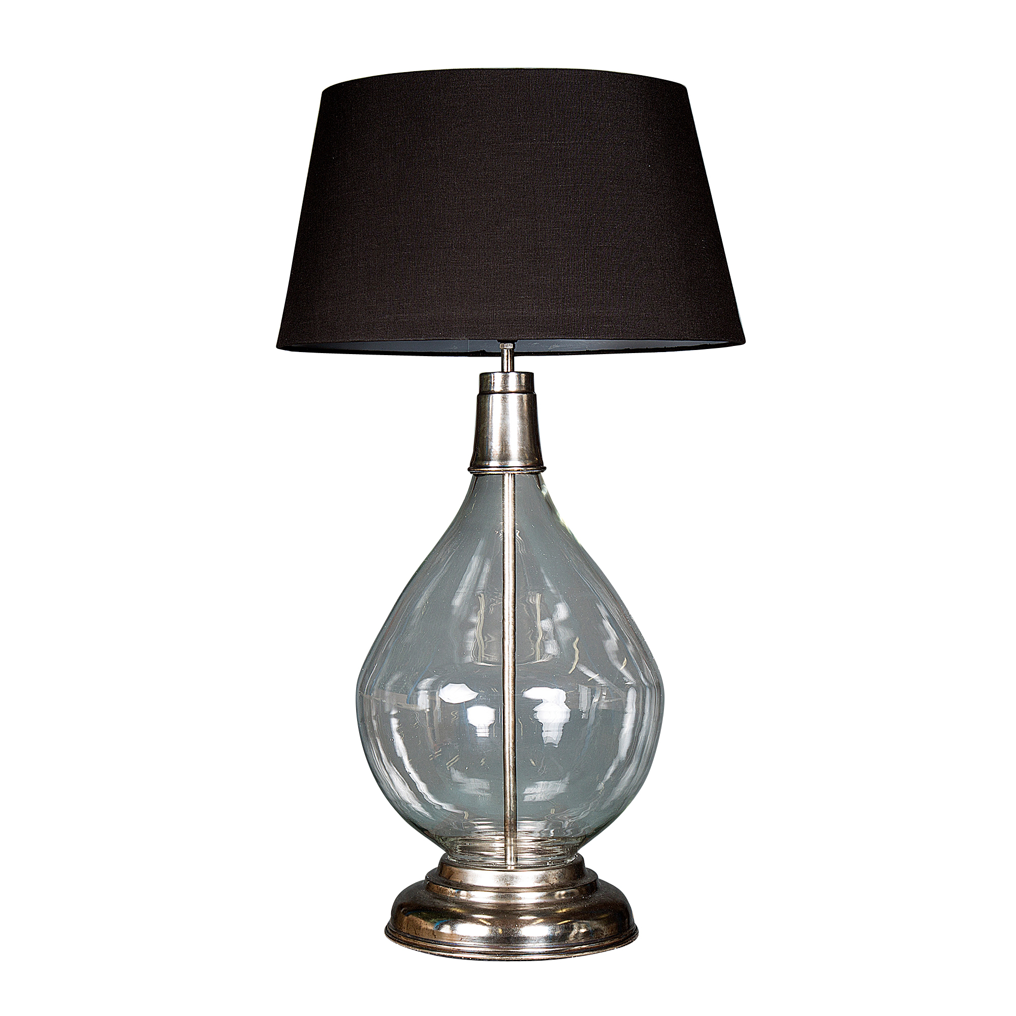 Nero Glass Table Lamp Base