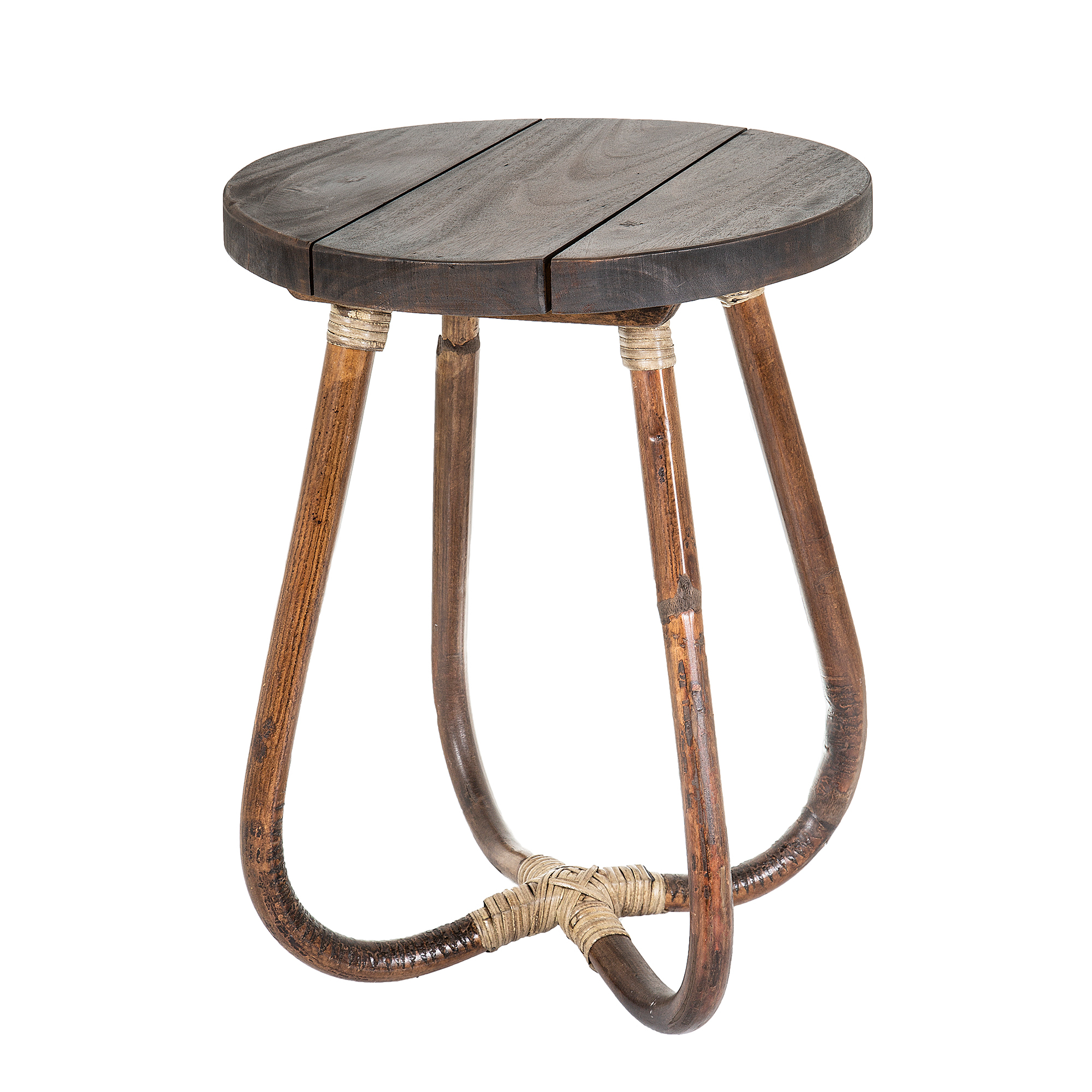 bahama rattan side table