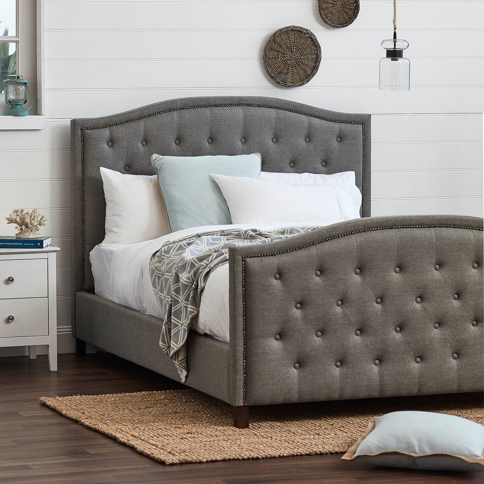 Vic Furniture Light Grey Luxury Aurora Queen Bed Frame Reviews Sku Iqki1029 Light Grey Luxury Aurora Queen Bed Frame Is Also Sometimes Listed Under The Following Manufacturer Numbers Kfcf8535