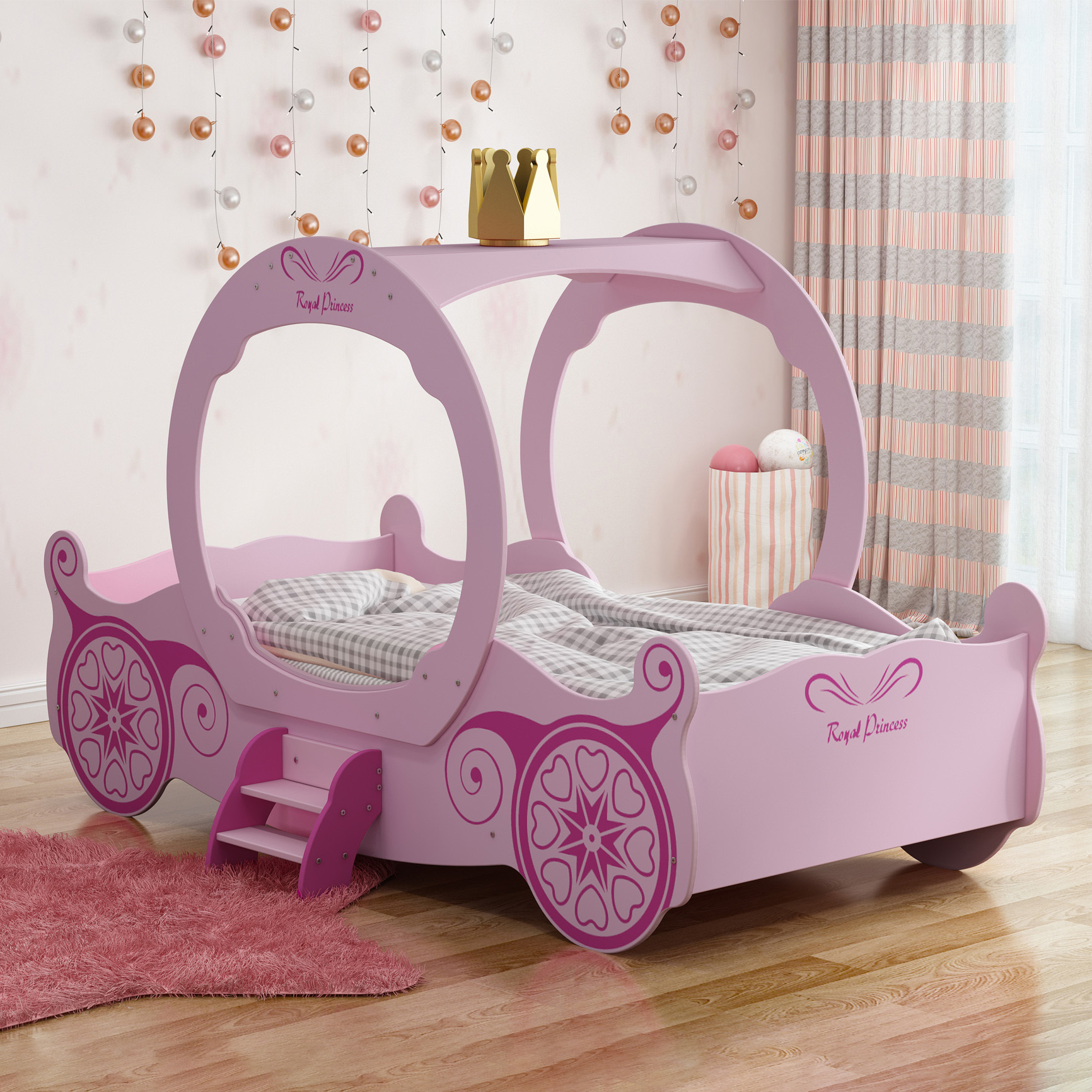 princess carriage single bed